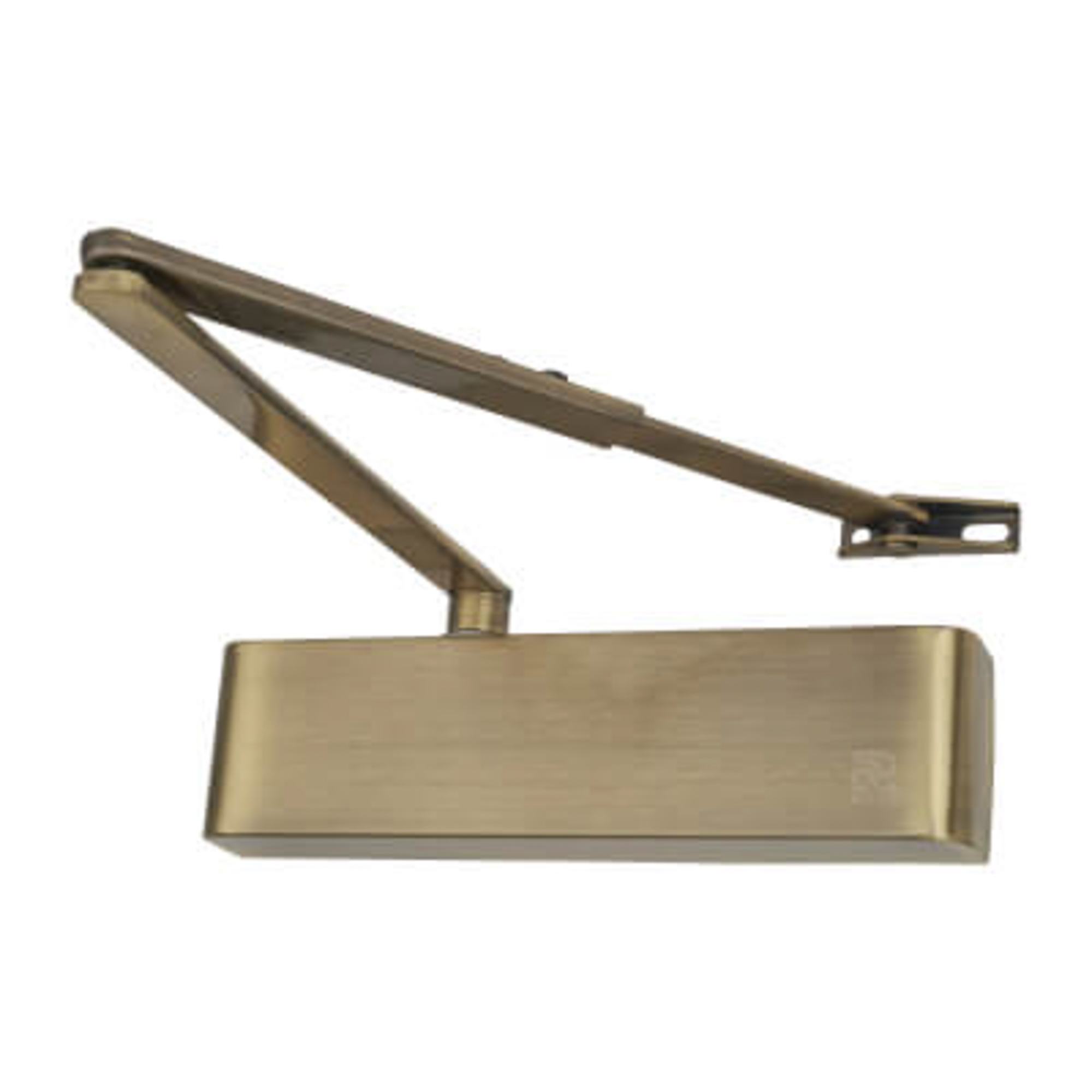 ADC925AB Atlantic Premium Grade Door Closer - max 110kg, DDA, Adj, Slimline - Antique Brass
