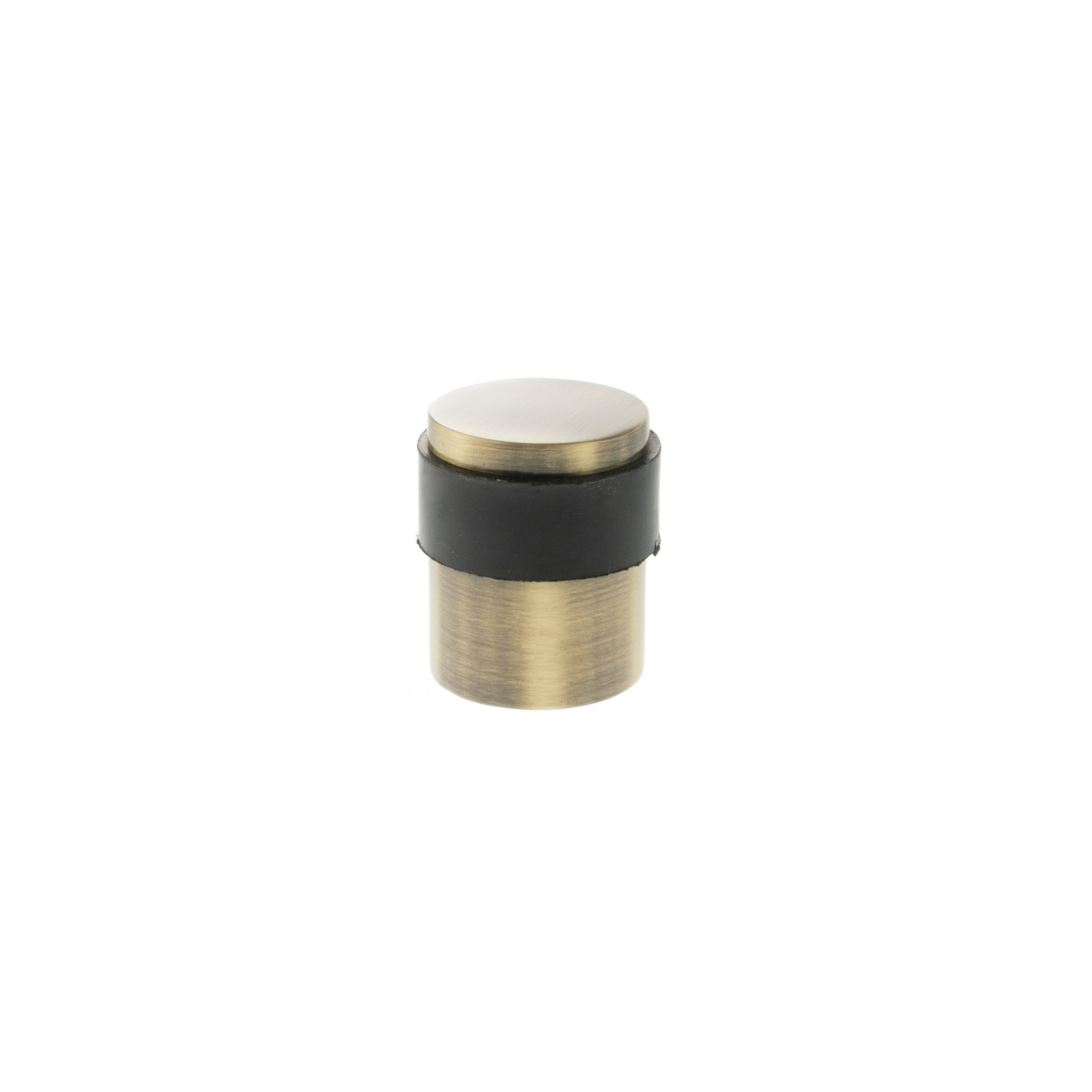 ADSCPAB Atlantic Cylinder Premium Floor Mounted Door Stop - Antique Brass