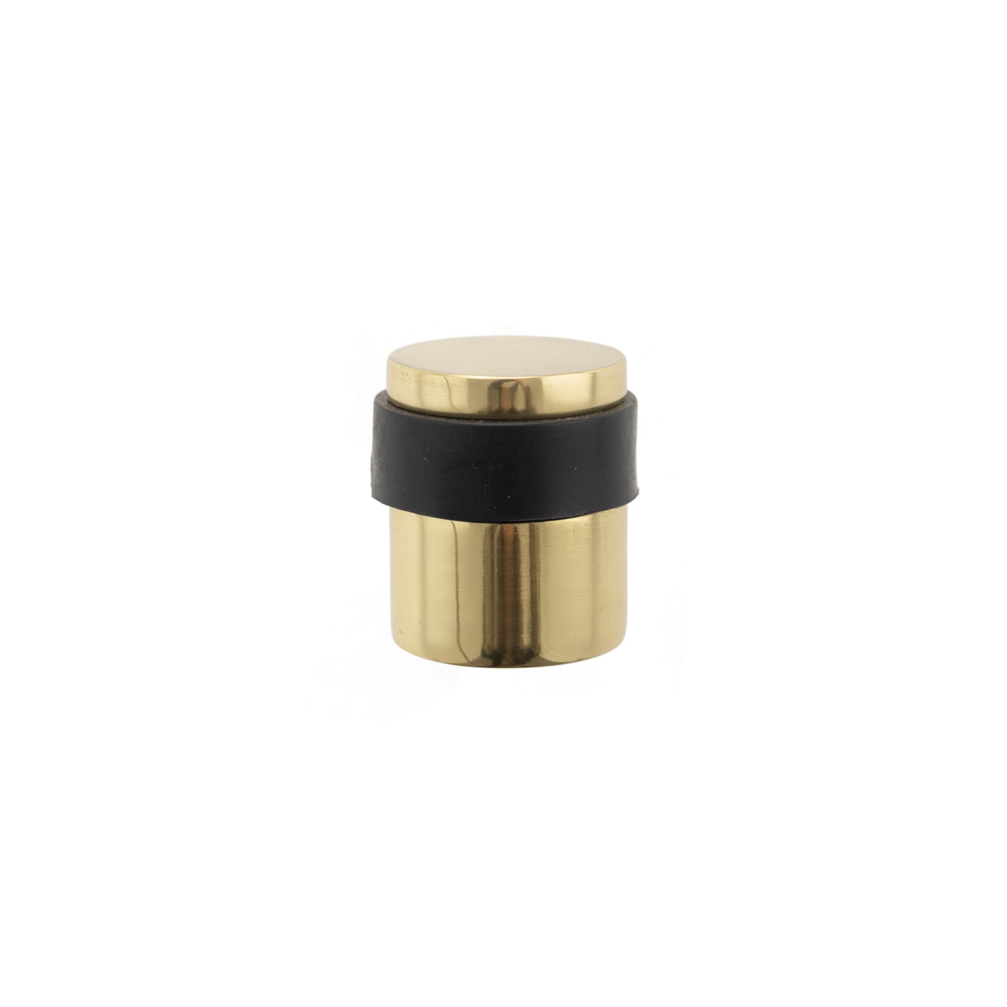 ADSCPPB Atlantic Cylinder Premium Floor Mounted Door Stop - Polished Brass