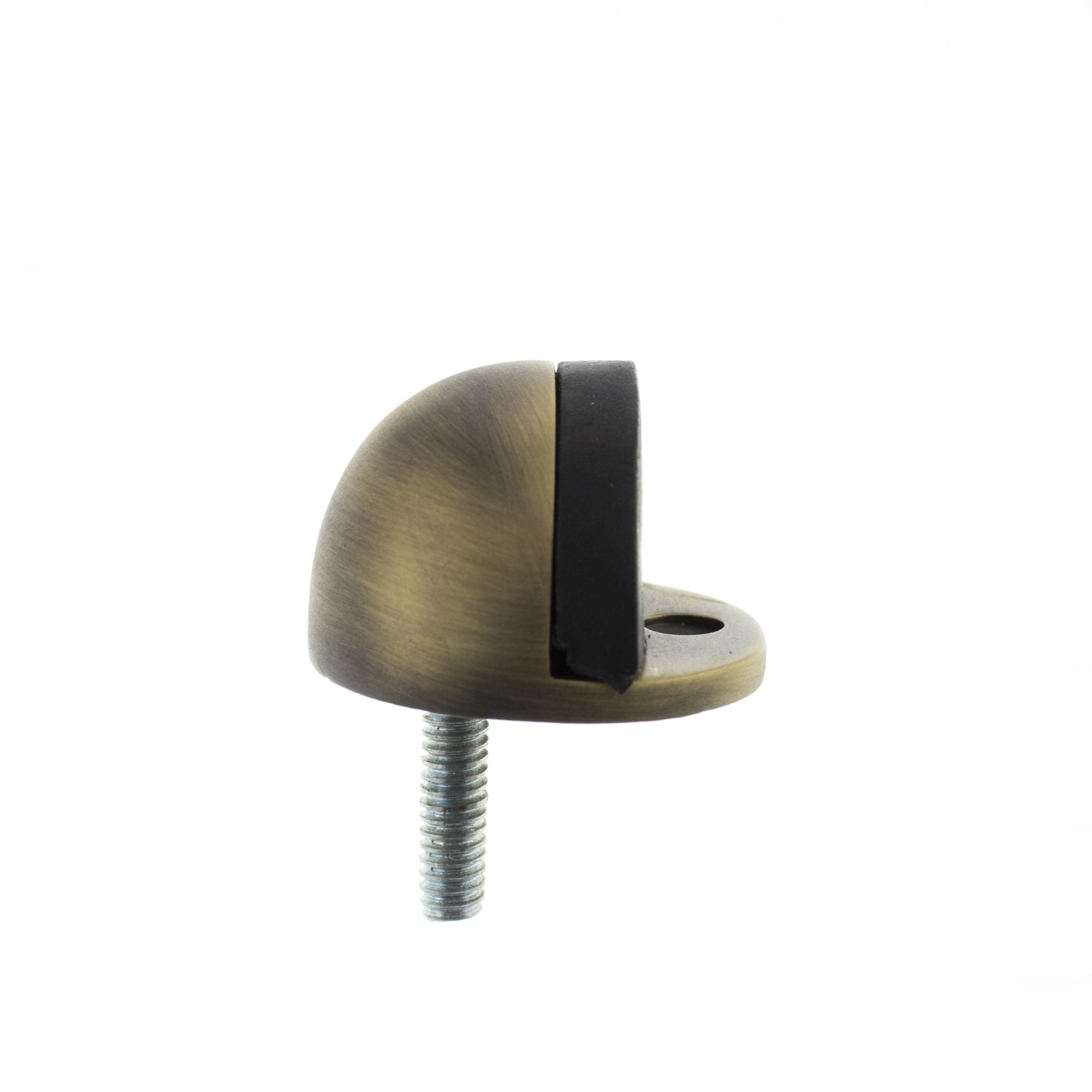 ADSHMPMAB Atlantic Half-Moon Premium Floor Mounted Door Stop - Matt Antique Brass
