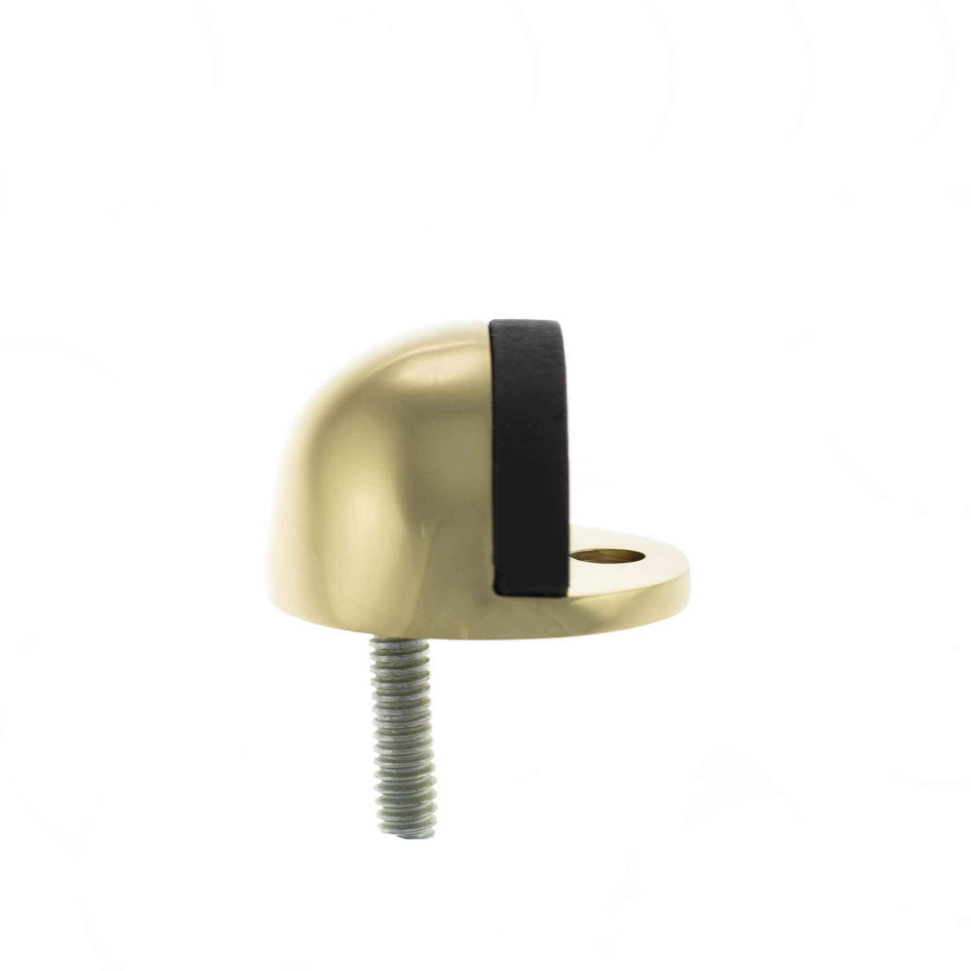 ADSHMPPB Atlantic Half-Moon Premium Floor Mounted Door Stop - Polished Brass