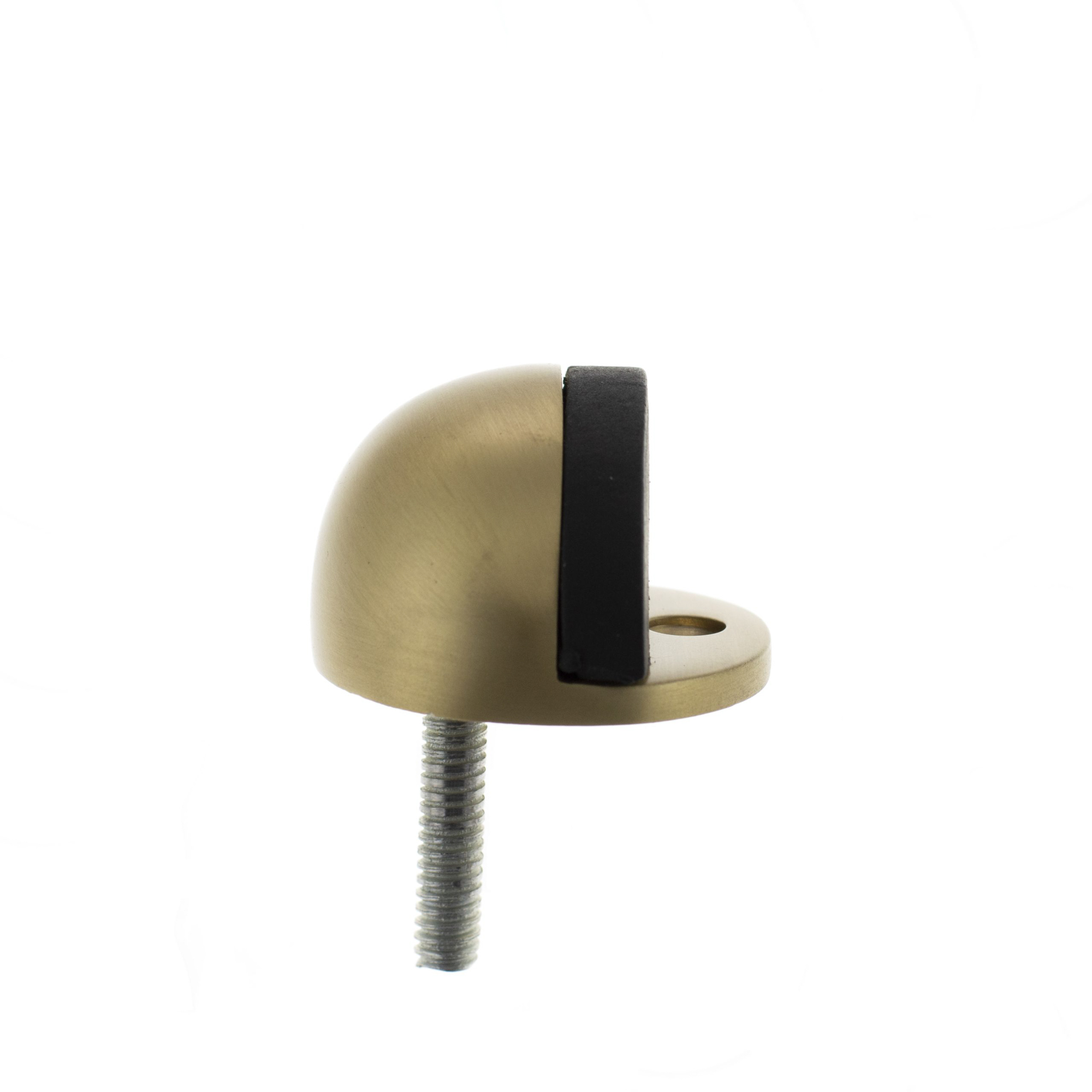 ADSHMPSB Atlantic Half-Moon Premium Floor Mounted Door Stop - Satin Brass