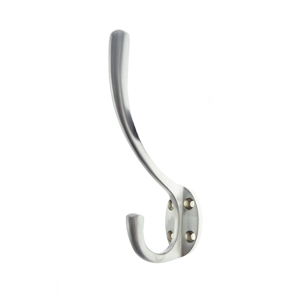 AHCHSC Atlantic Traditional Hat & Coat Hook - Satin Chrome