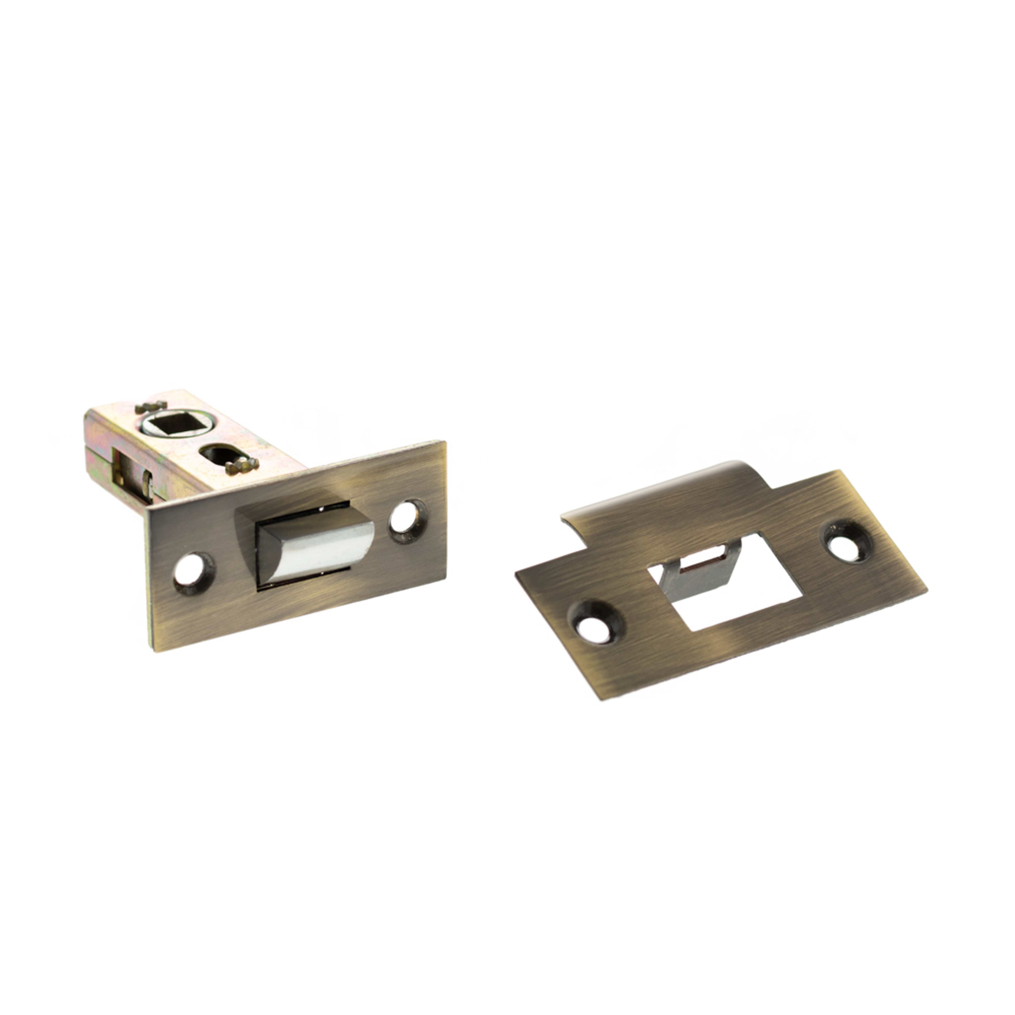 AL25AB Atlantic Bolt Through Tubular Latch 2.5" - Antique Brass