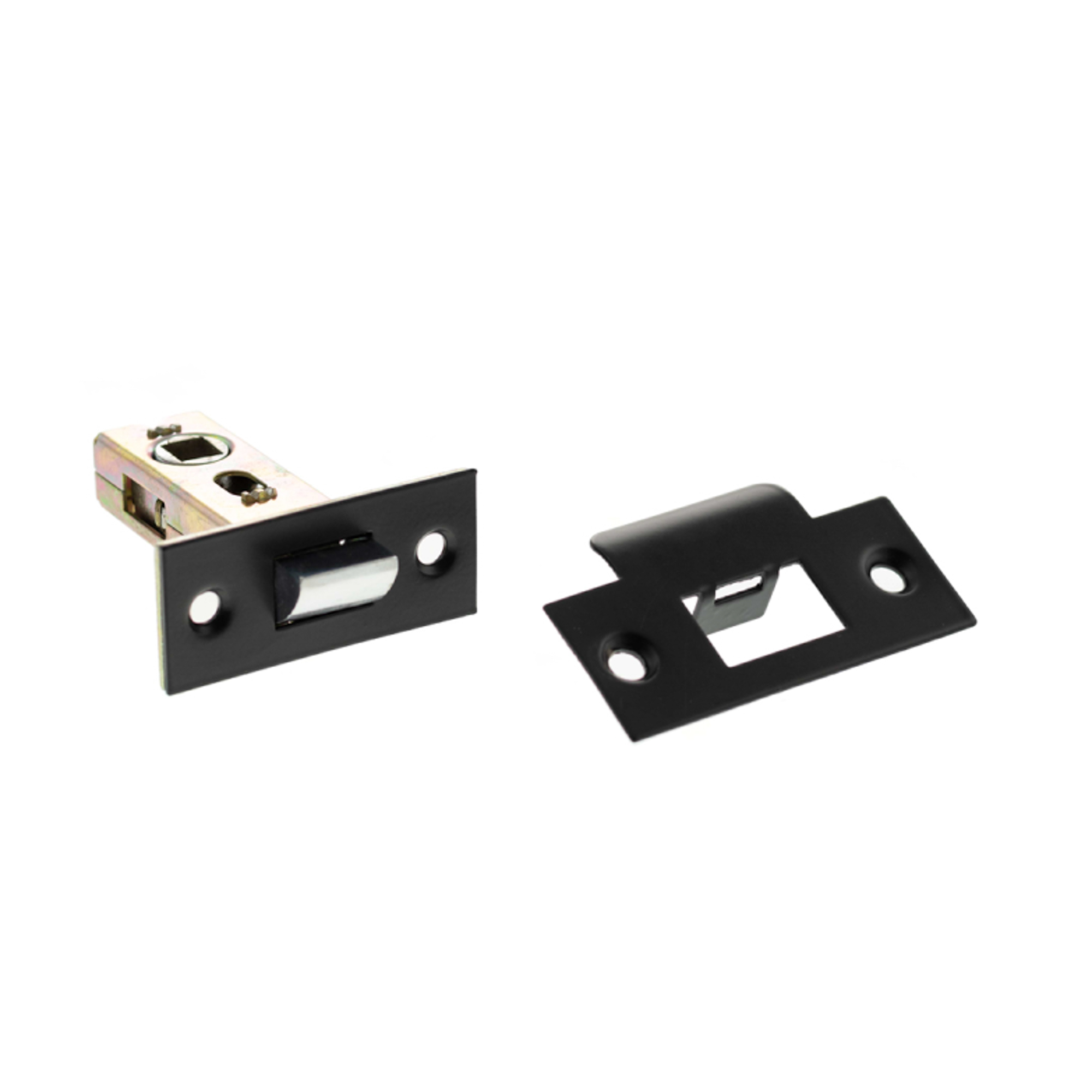 AL25MB Atlantic Bolt Through Tubular Latch 2.5" - Matt Black