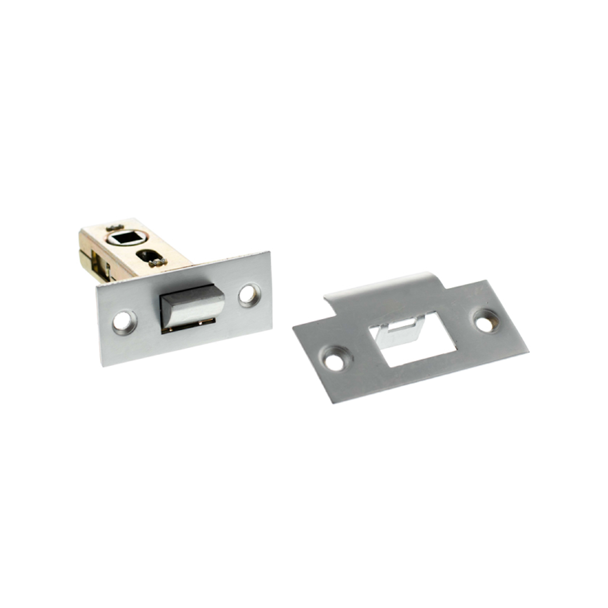 AL25SC Atlantic Bolt Through Tubular Latch 2.5" - Satin Chrome