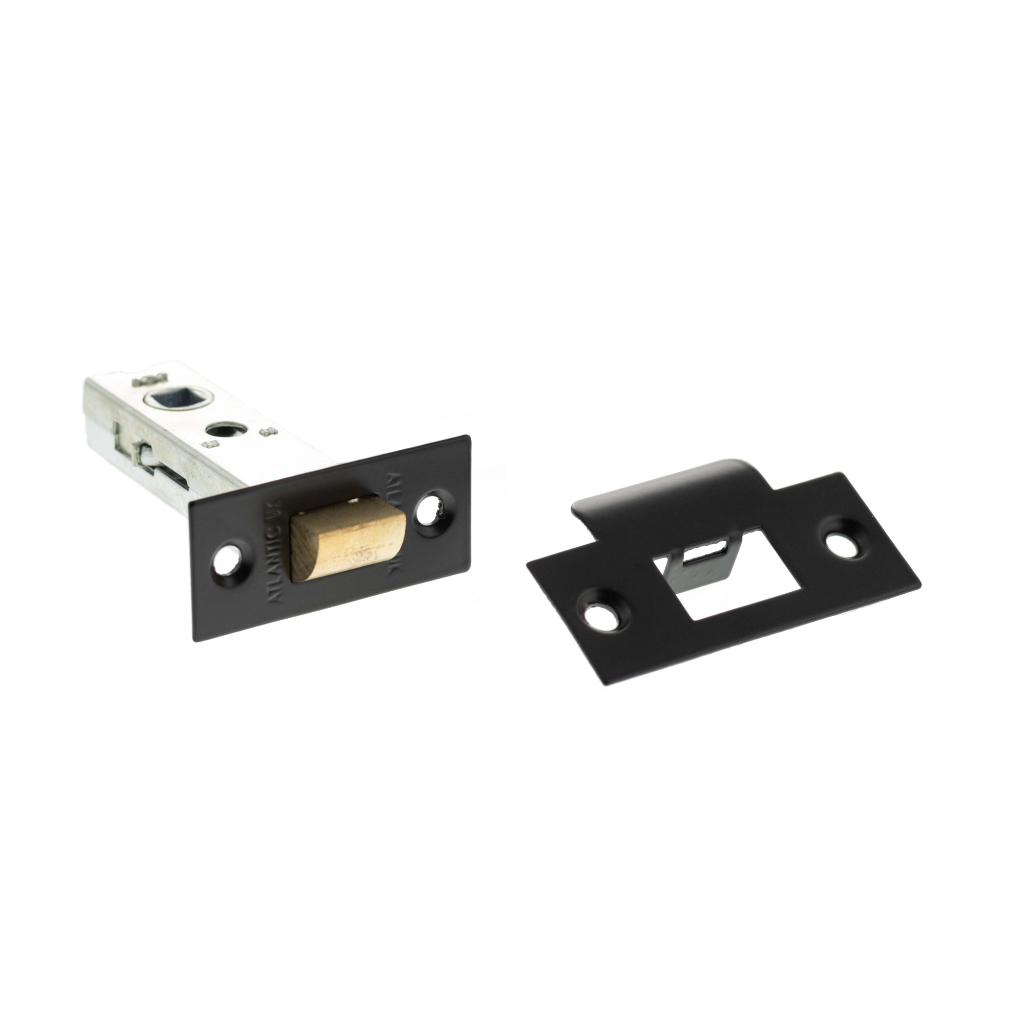 AL3MB Atlantic Heavy Duty Bolt Through Tubular Latch 3" - Matt Black