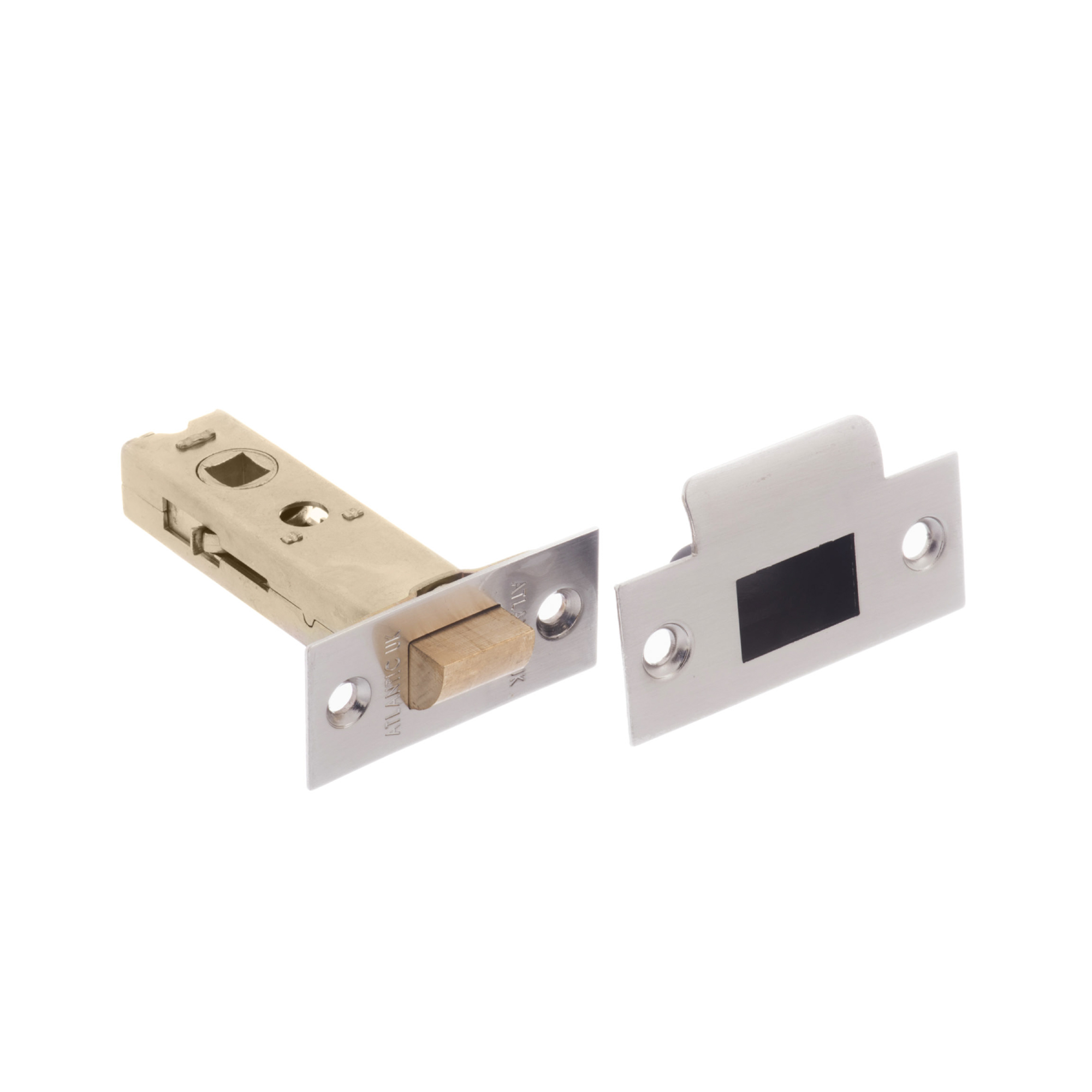 AL3SN Atlantic Heavy Duty Bolt Through Tubular Latch 3" - Satin Nickel