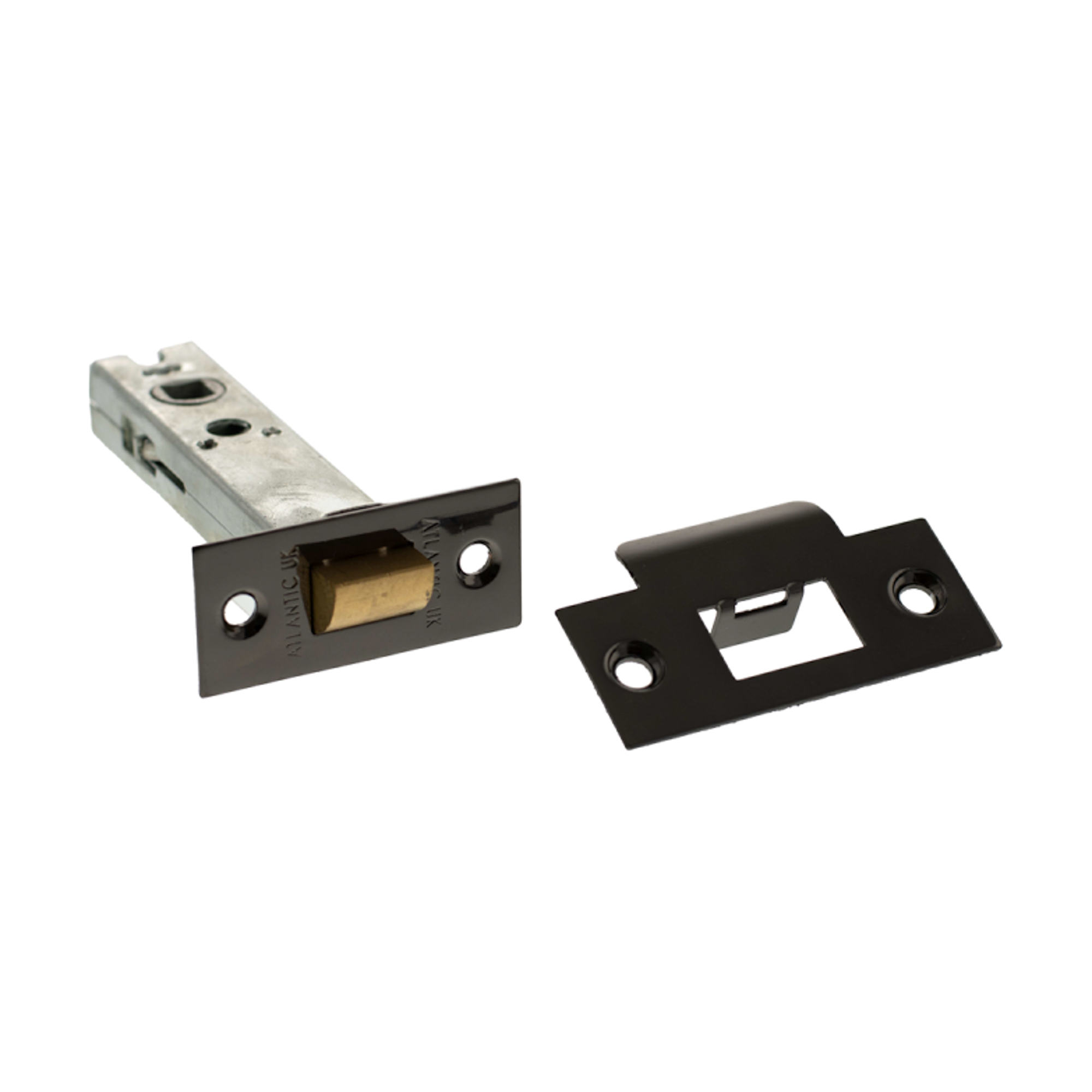 AL4BN Atlantic Heavy Duty Bolt Through Tubular Latch 4" - Black Nickel