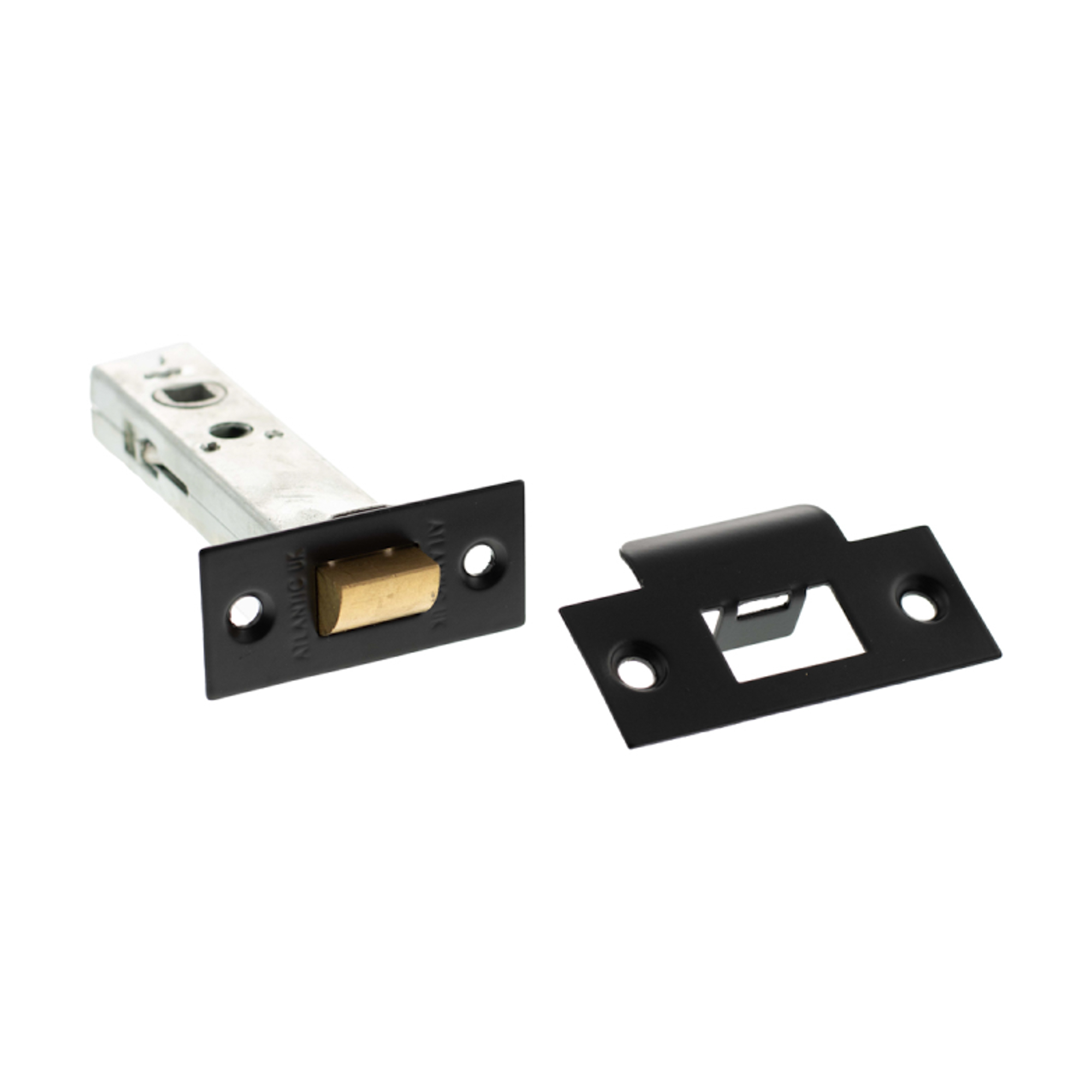 AL4MB Atlantic Heavy Duty Bolt Through Tubular Latch 4" - Matt Black