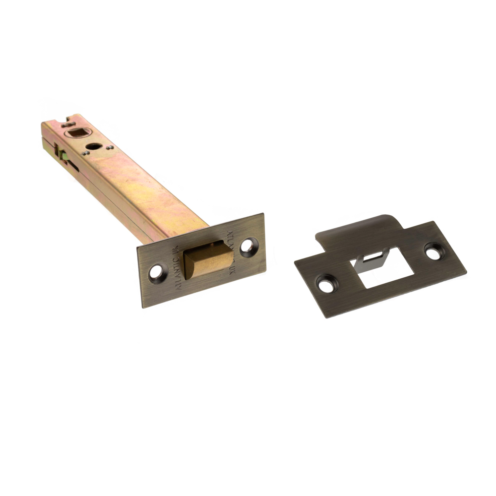 AL6MAB Atlantic Heavy Duty Bolt Through Tubular Latch 6" - Matt Antique Brass