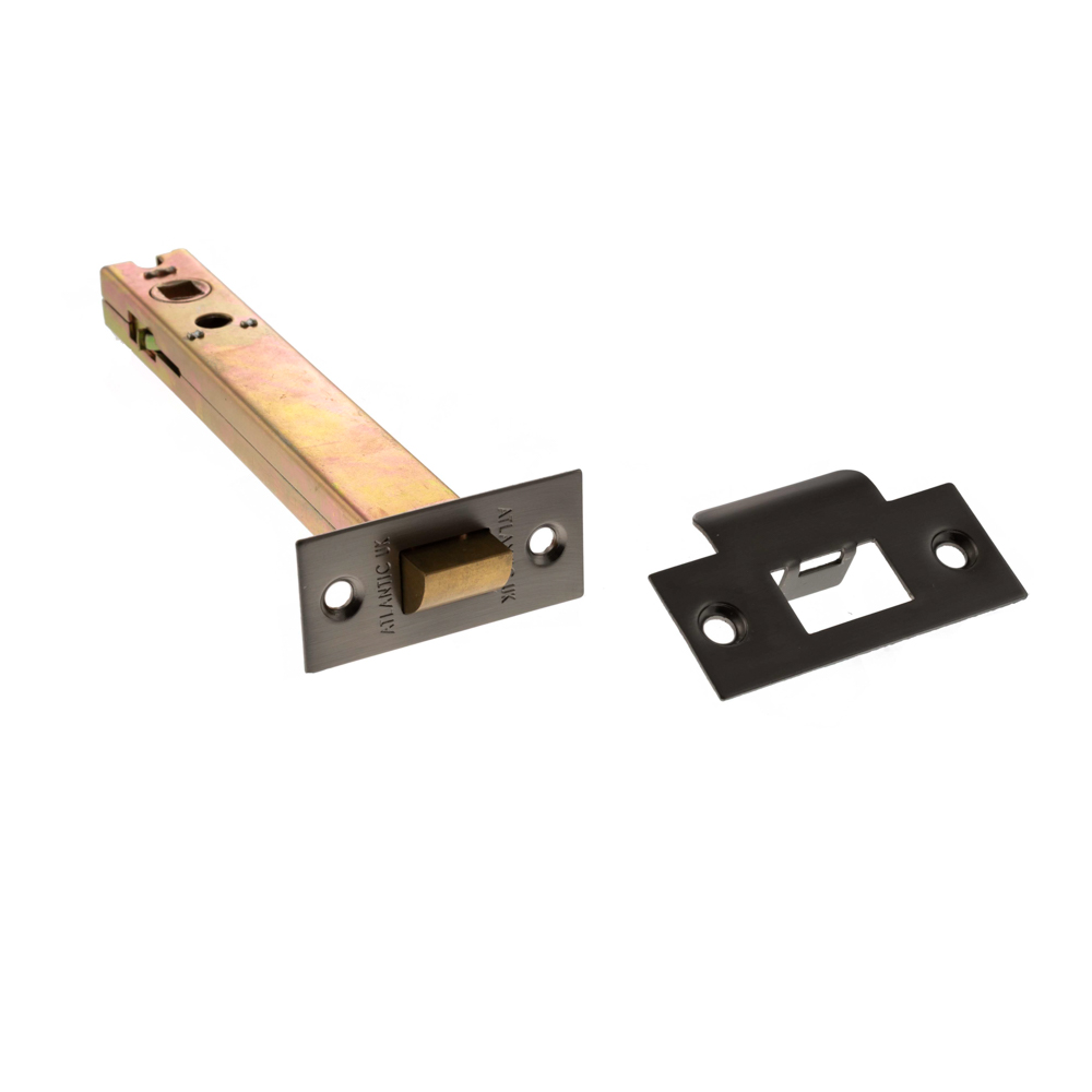 AL6MBN Atlantic Heavy Duty Bolt Through Tubular Latch 6" - Matt Gun Metal