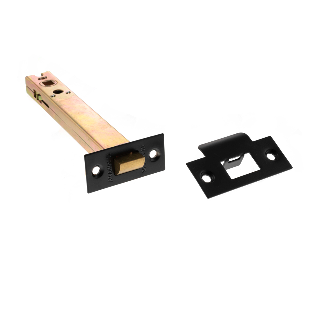 AL6MB Atlantic Heavy Duty Bolt Through Tubular Latch 6" - Matt Black