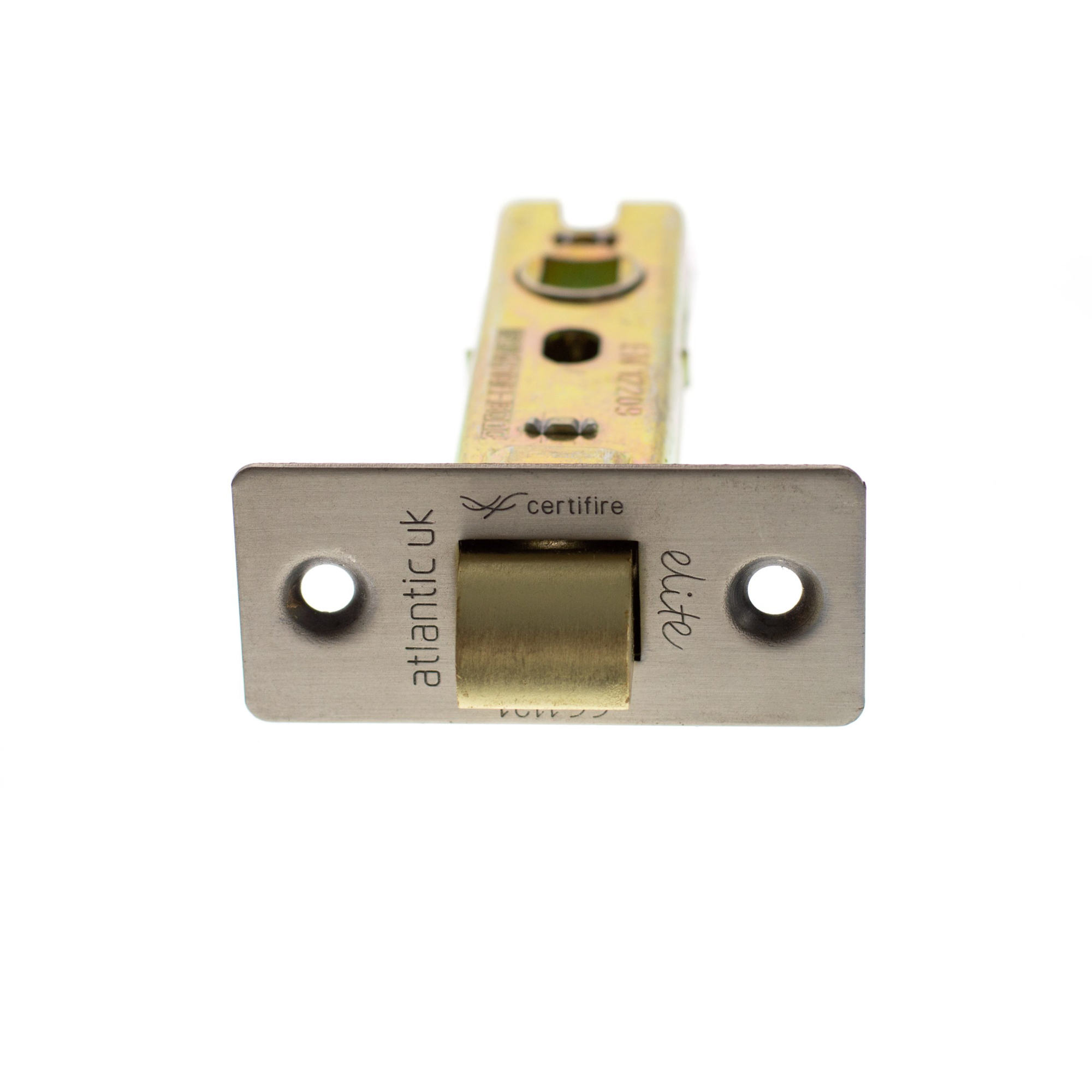 ALCE3MBN Atlantic Fire-Rated CE Marked Bolt Through Tubular Latch 3" - Matt Gun Metal