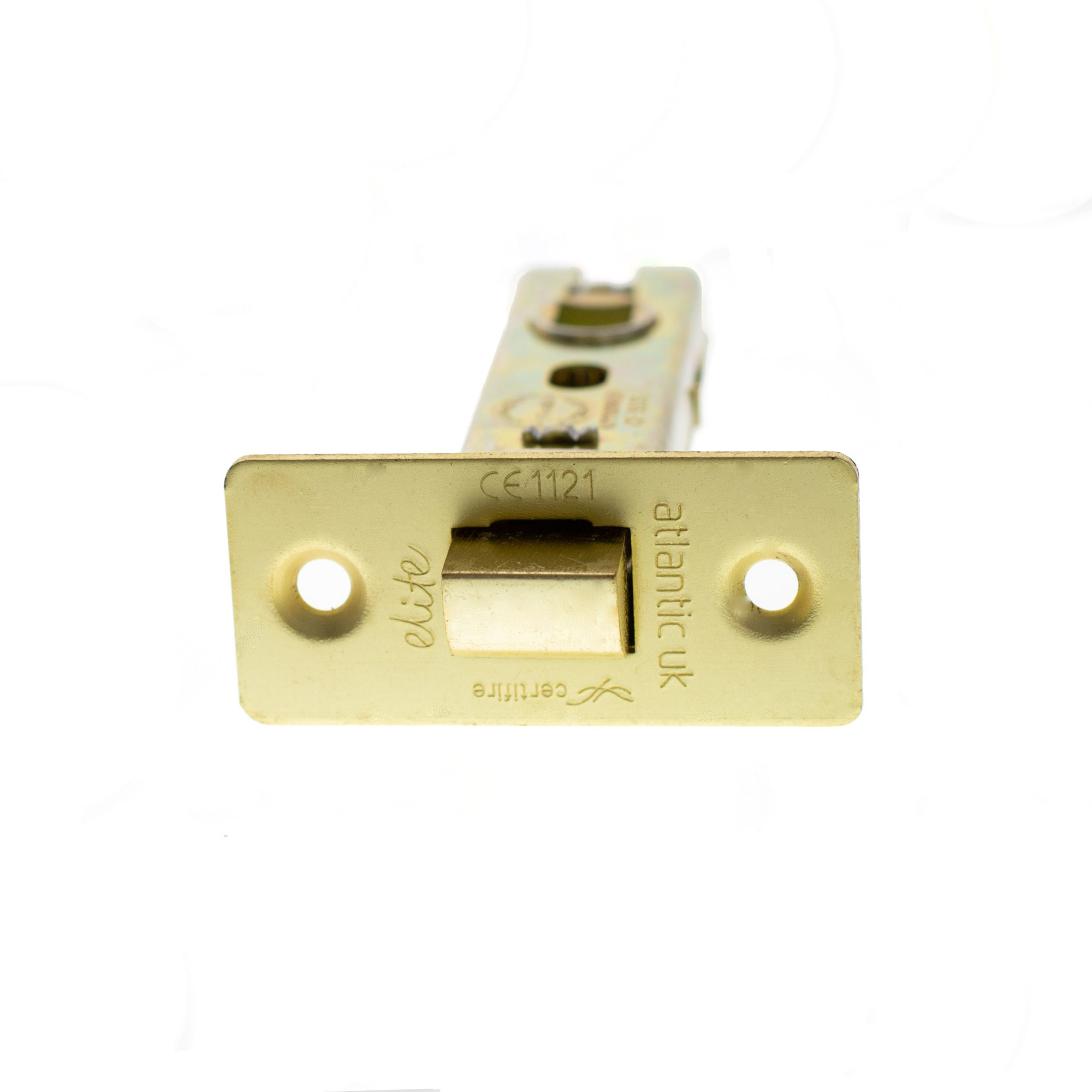 ALCE3SB Atlantic Fire-Rated CE Marked Bolt Through Tubular Latch 3" - Satin Brass