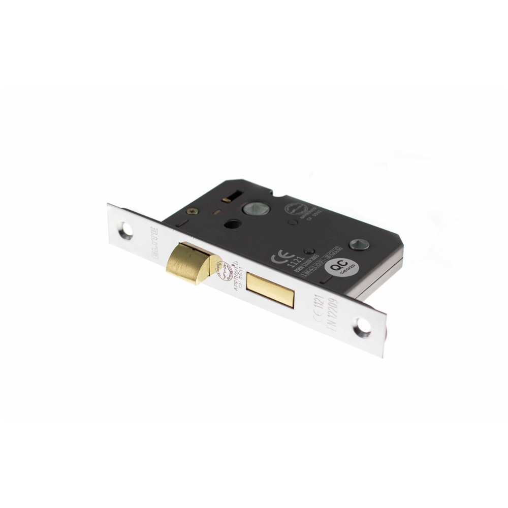 ALKBATH3PC Atlantic Bathroom Lock [CE] 3" - Polished Chrome