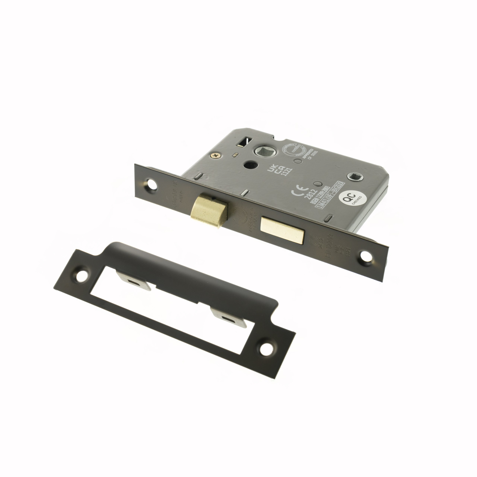 ALKBATH3UDB Atlantic Bathroom Lock [CE] 3" - Urban Dark Bronze