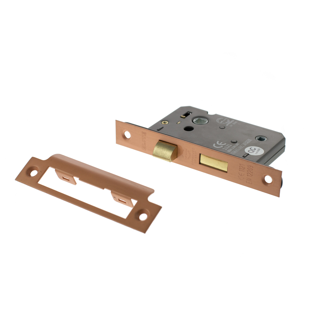 ALKBATH3USC Atlantic Bathroom Lock [CE] 3" - Urban Satin Copper