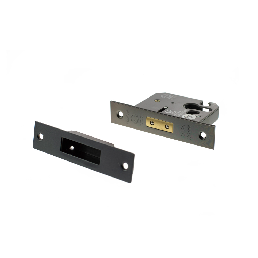 ALKDEADE3BN Atlantic Euro Deadlock [CE] 3" - Black Nickel