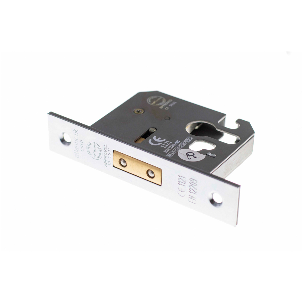 ALKDEADE3PC Atlantic Euro Deadlock [CE] 3" - Polished Chrome