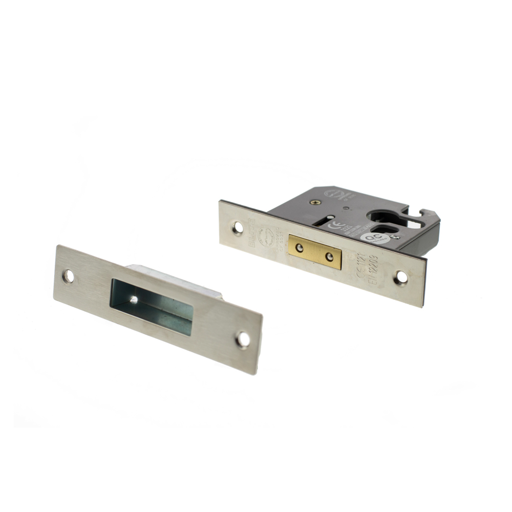 ALKDEADE3PN Atlantic Euro Deadlock [CE] 3" - Polished Nickel