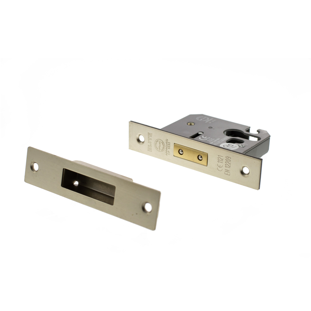 ALKDEADE3SN Atlantic Euro Deadlock [CE] 3" - Satin Nickel