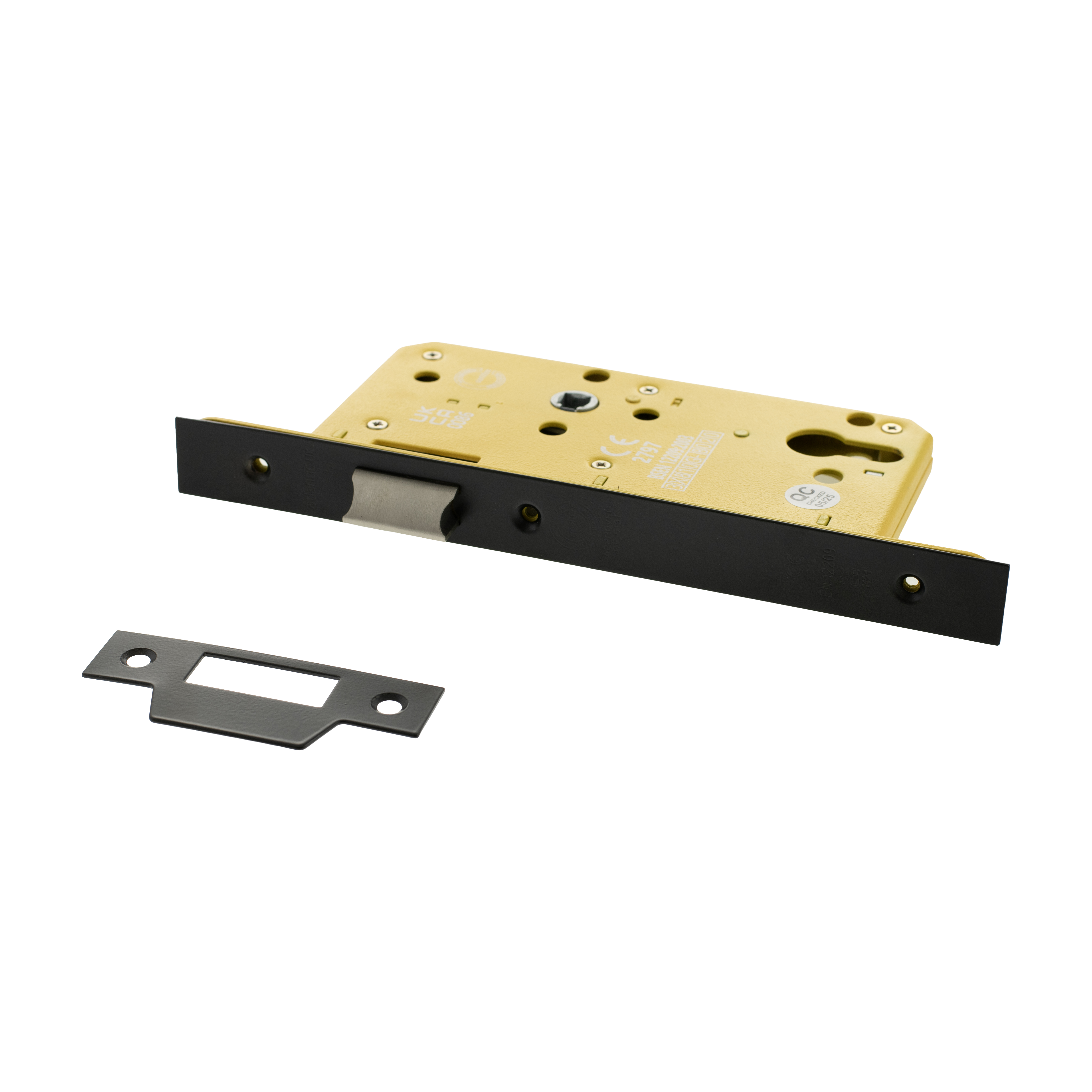 ALKDINL60HDMB Atlantic DIN Heavy Duty Latch 60mm backset - Matt Black