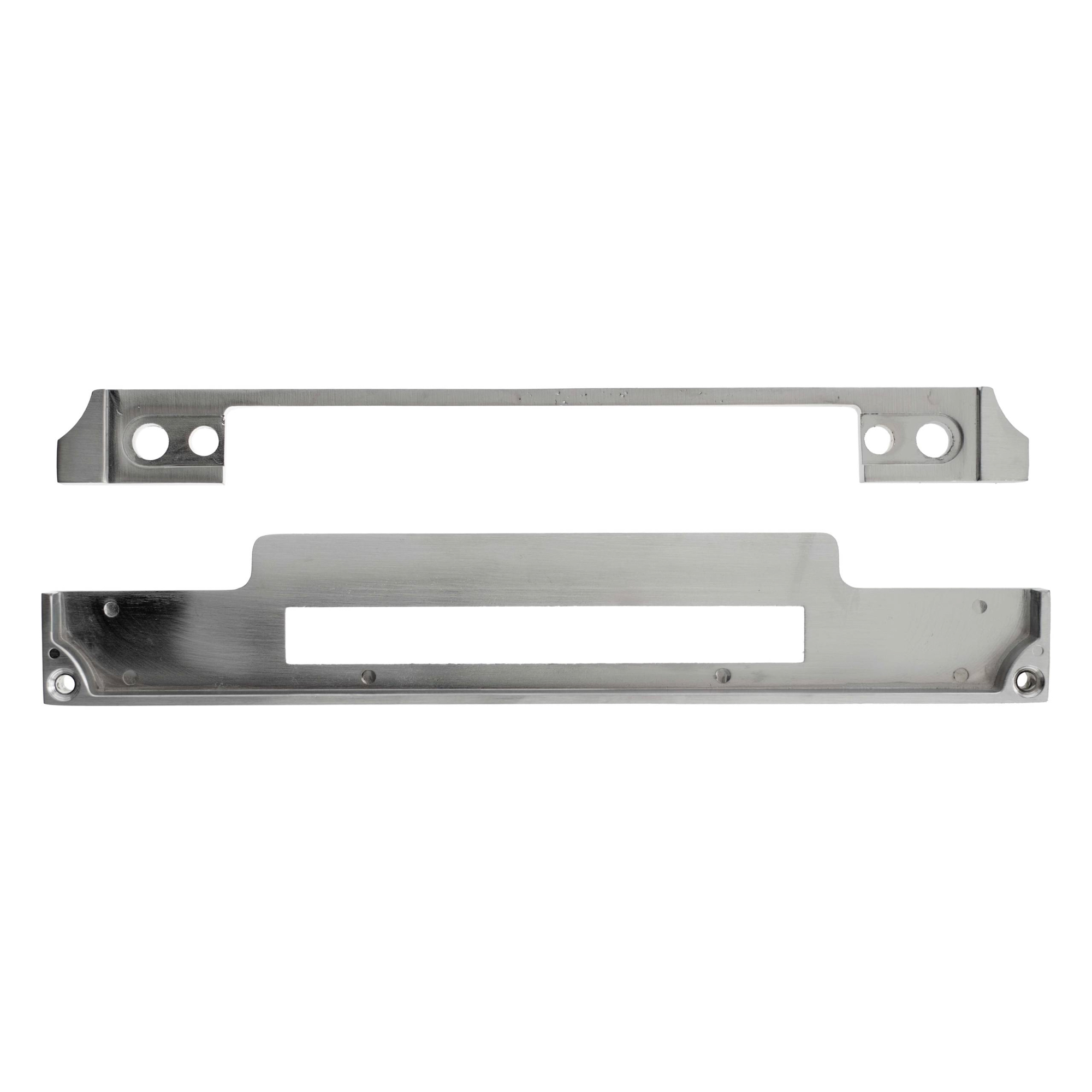 ALKDINREBSC Atlantic DIN Rebate Kit for Euro Profile, Bathroom Lock, Latch, Euro Deadlock - Satin Chrome