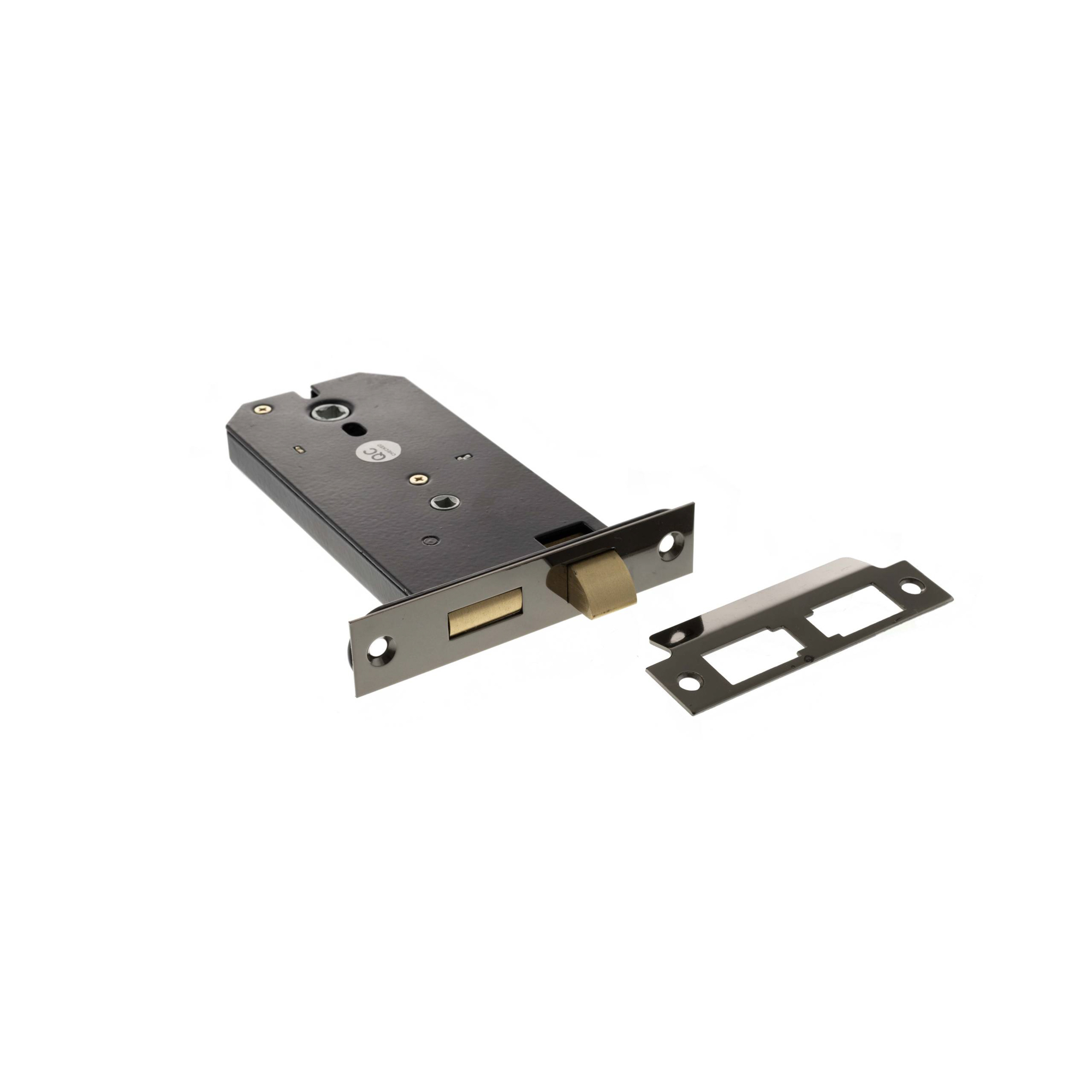 ALKHZBBN Atlantic Horizontal Bathroom Sashlock 6" - Black Nickel