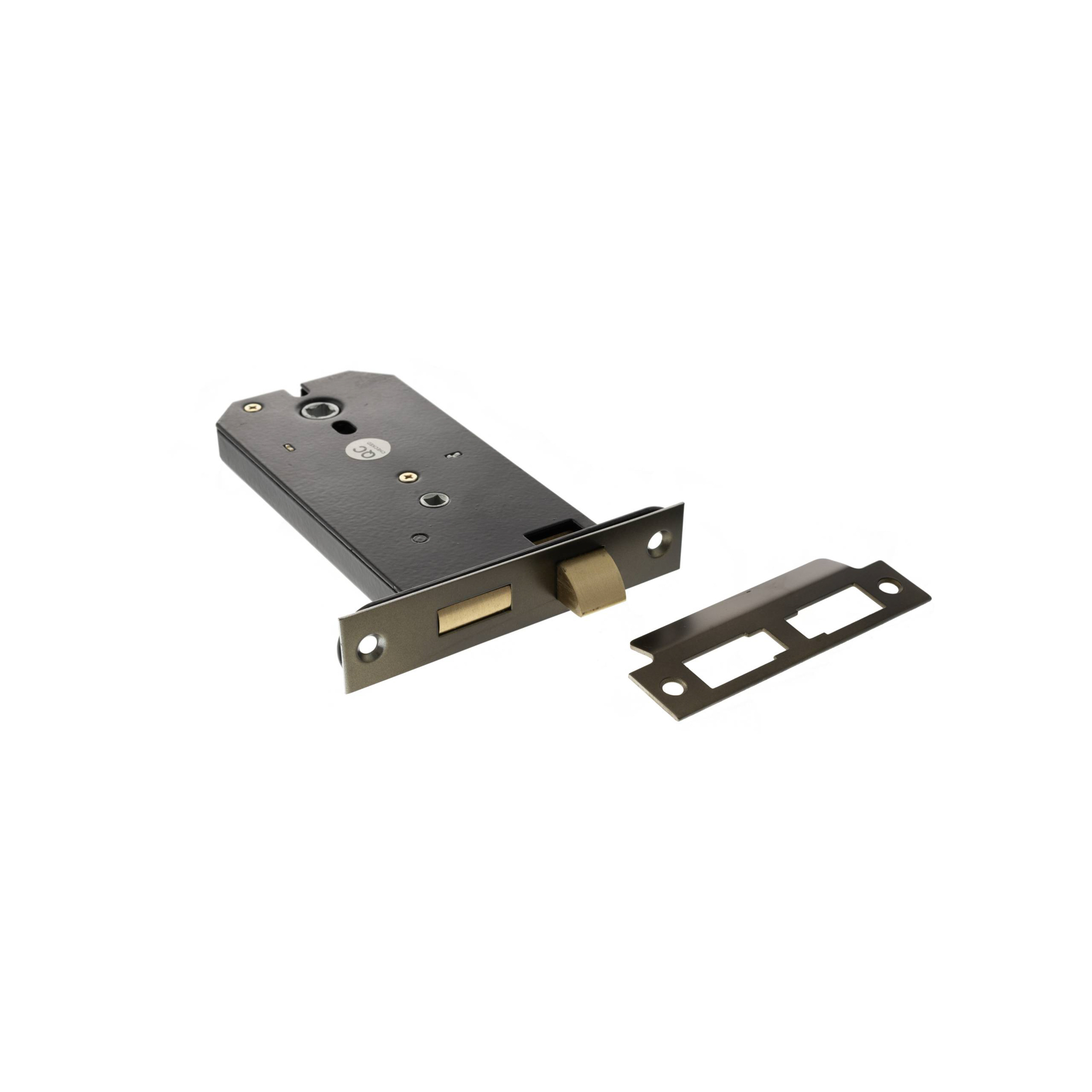 ALKHZBUDB Atlantic Horizontal Bathroom Sashlock 6" - Urban Dark Bronze