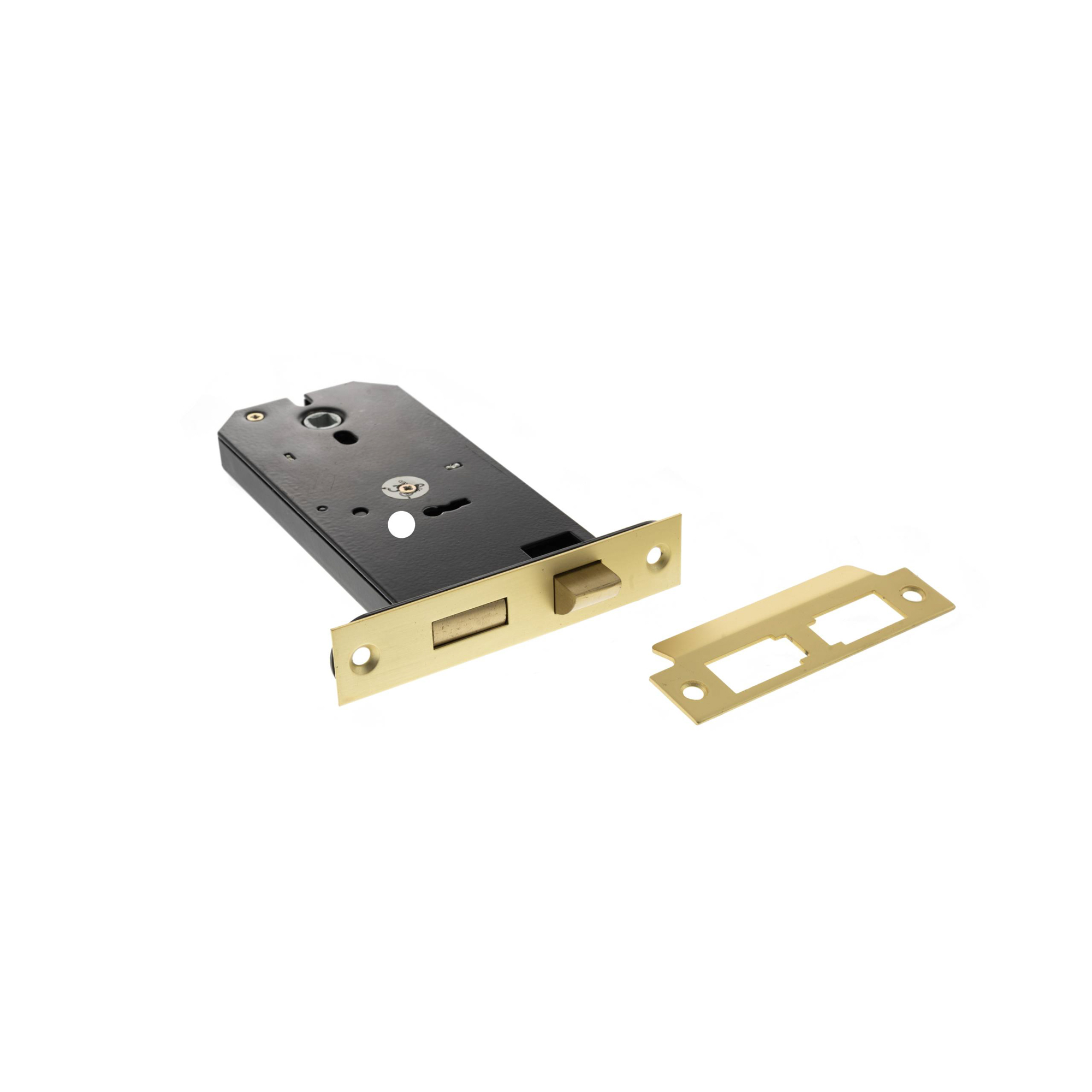 ALKHZSSB Atlantic Horizontal 3 Lever Sashlock 6" - Satin Brass