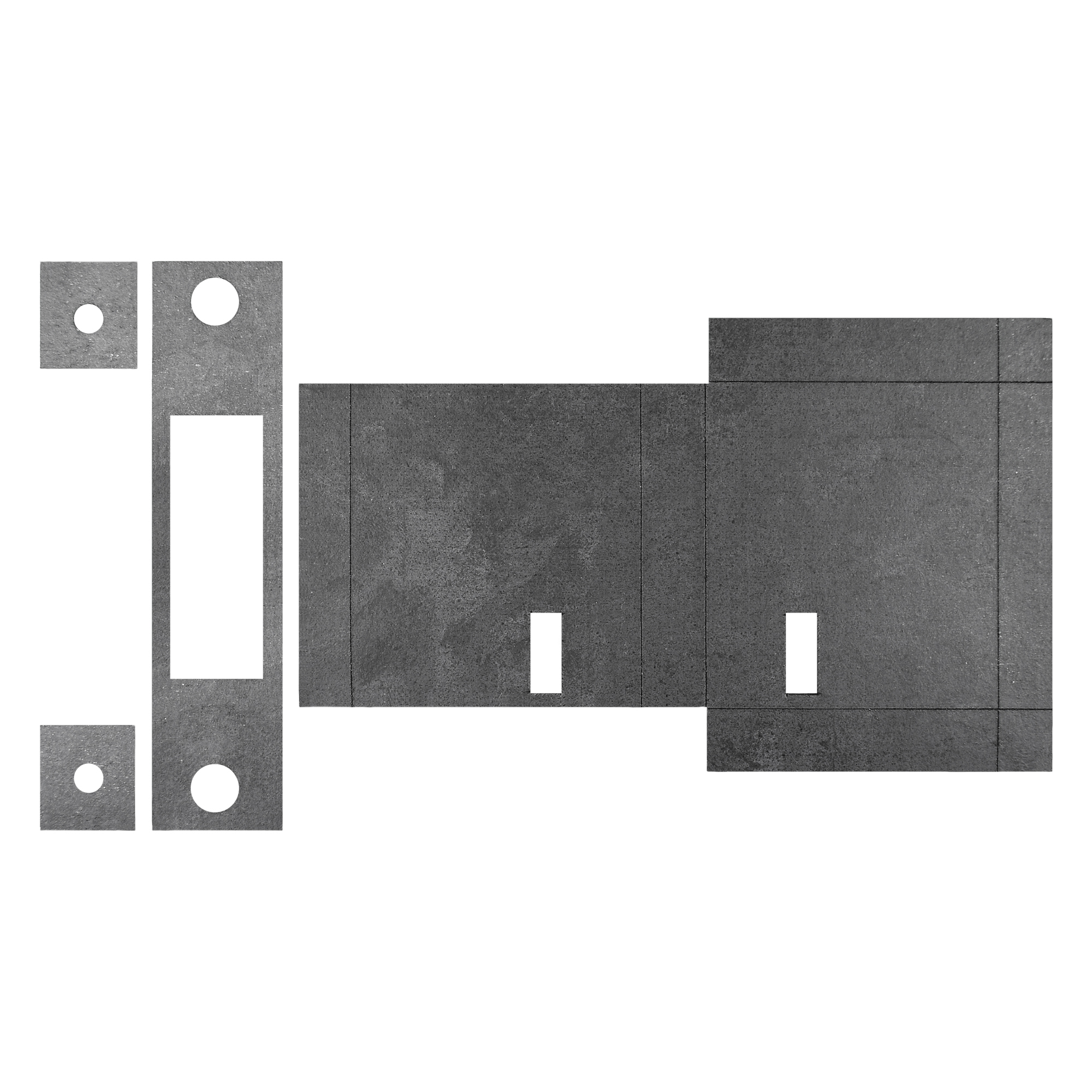 ALKINTDEAD3LKFD60 Atlantic Deadlock - 3LK Intumescent Lock Kit FD60 2mm