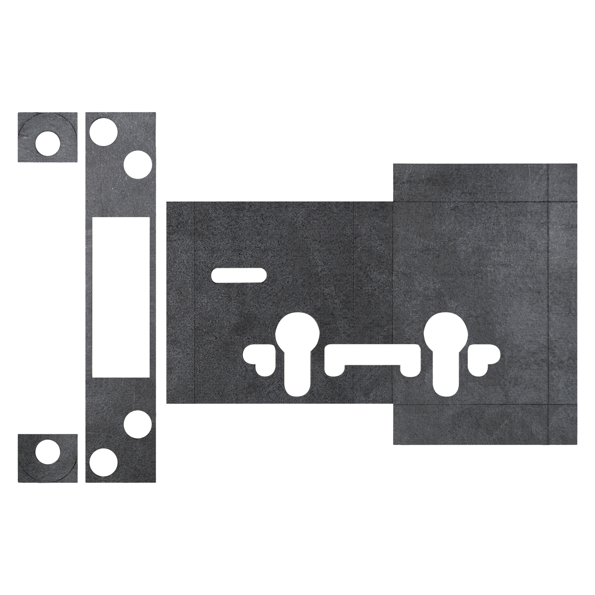 ALKINTDEADFD60 Atlantic Deadlock - Euro & 5LK Intumescent Lock Kit FD60 2mm