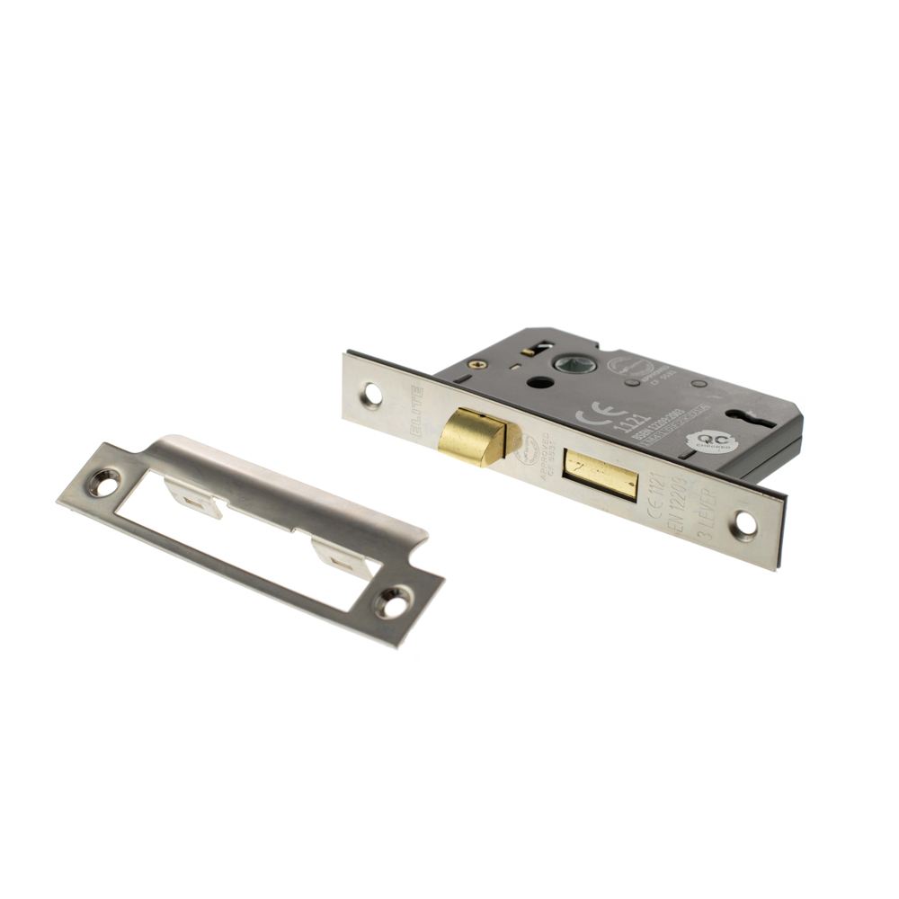 Atlantic 3 Lever Key Sashlock [CE] 2.5" - Polished Nickel - Key-to-differ