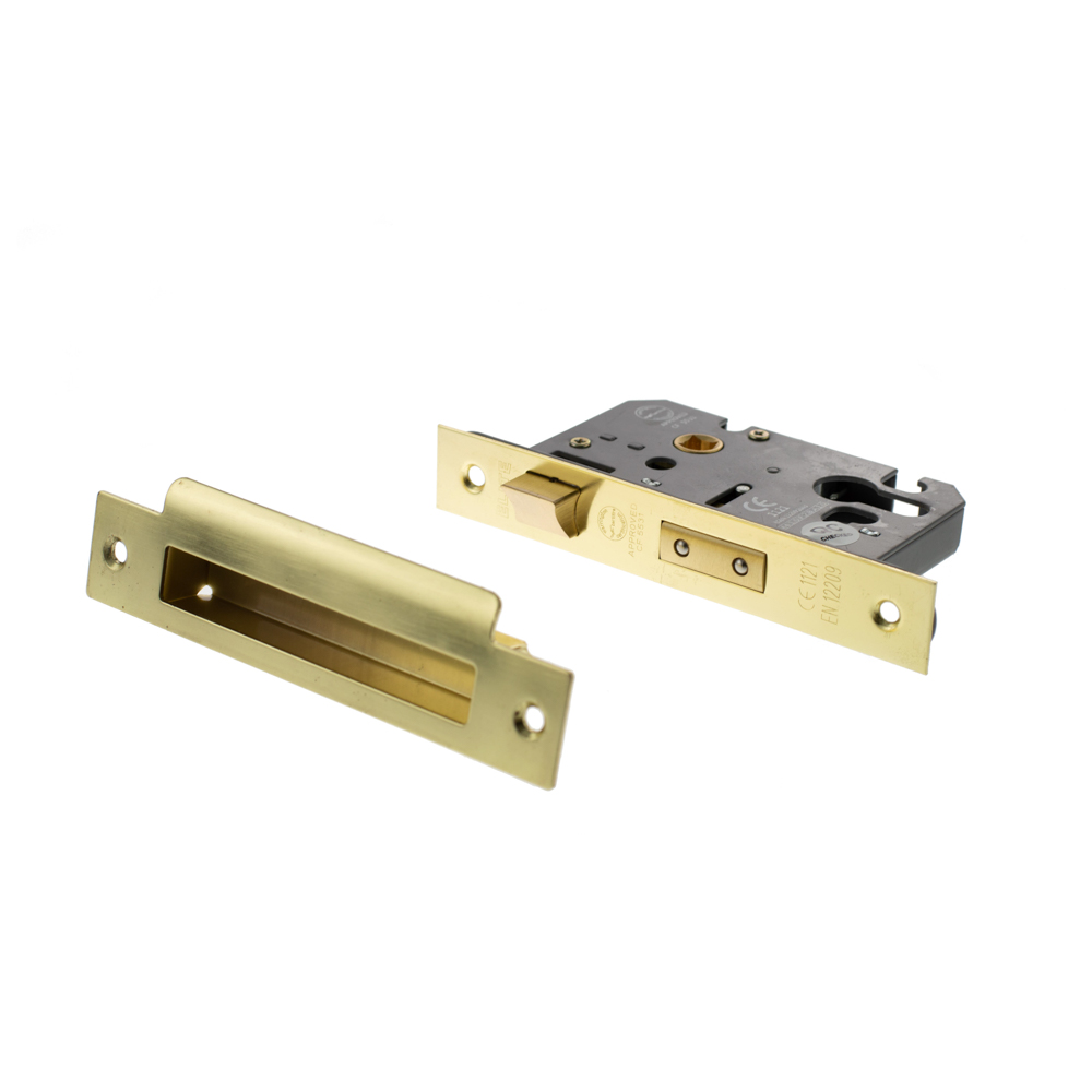 ALKSASHE25PB Atlantic Euro Sashlock [CE] 2.5" - Polished Brass