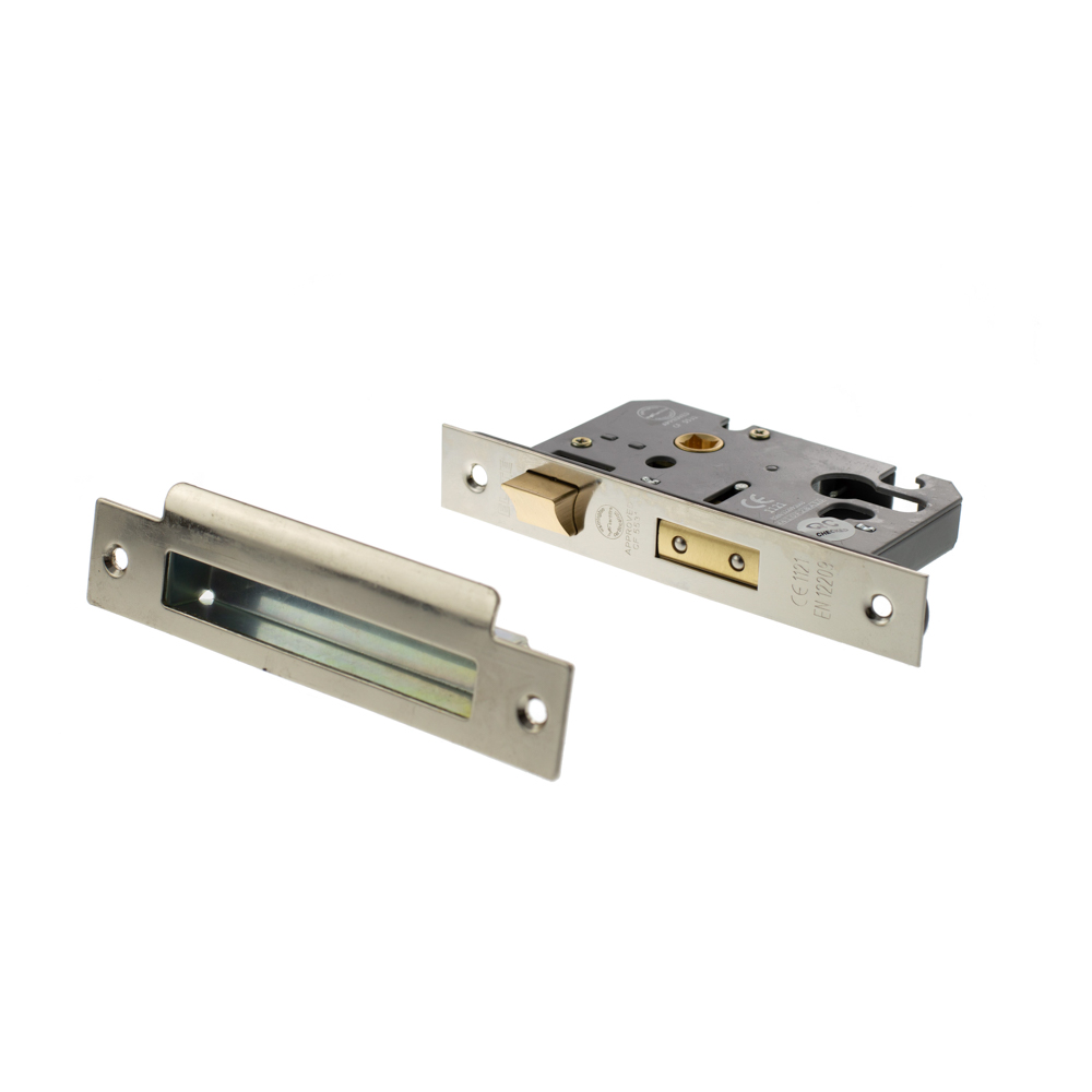 ALKSASHE25PN Atlantic Euro Sashlock [CE] 2.5" - Polished Nickel