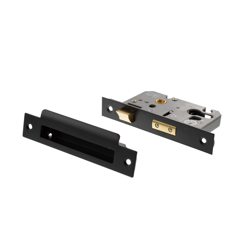 ALKSASHE3MB Atlantic Euro Sashlock [CE] 3" - Matt Black