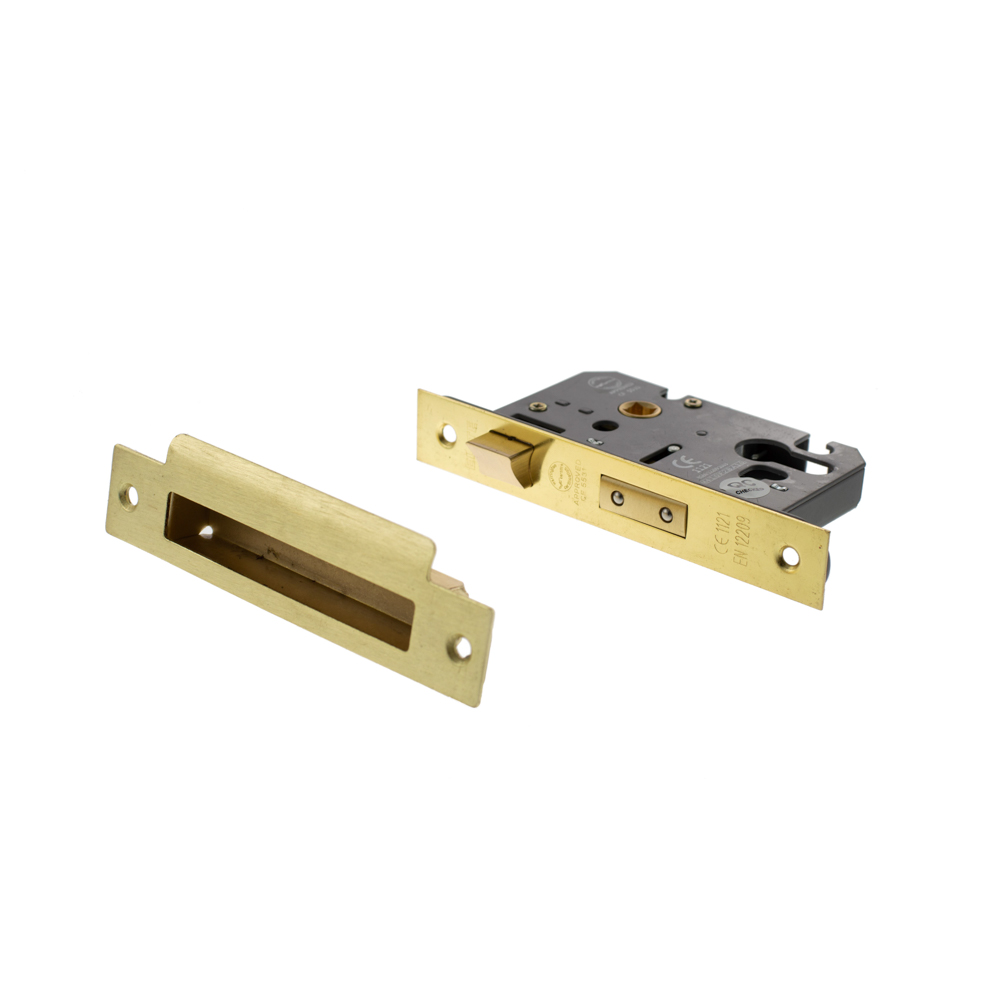 ALKSASHE3SB Atlantic Euro Sashlock [CE] 3" - Satin Brass