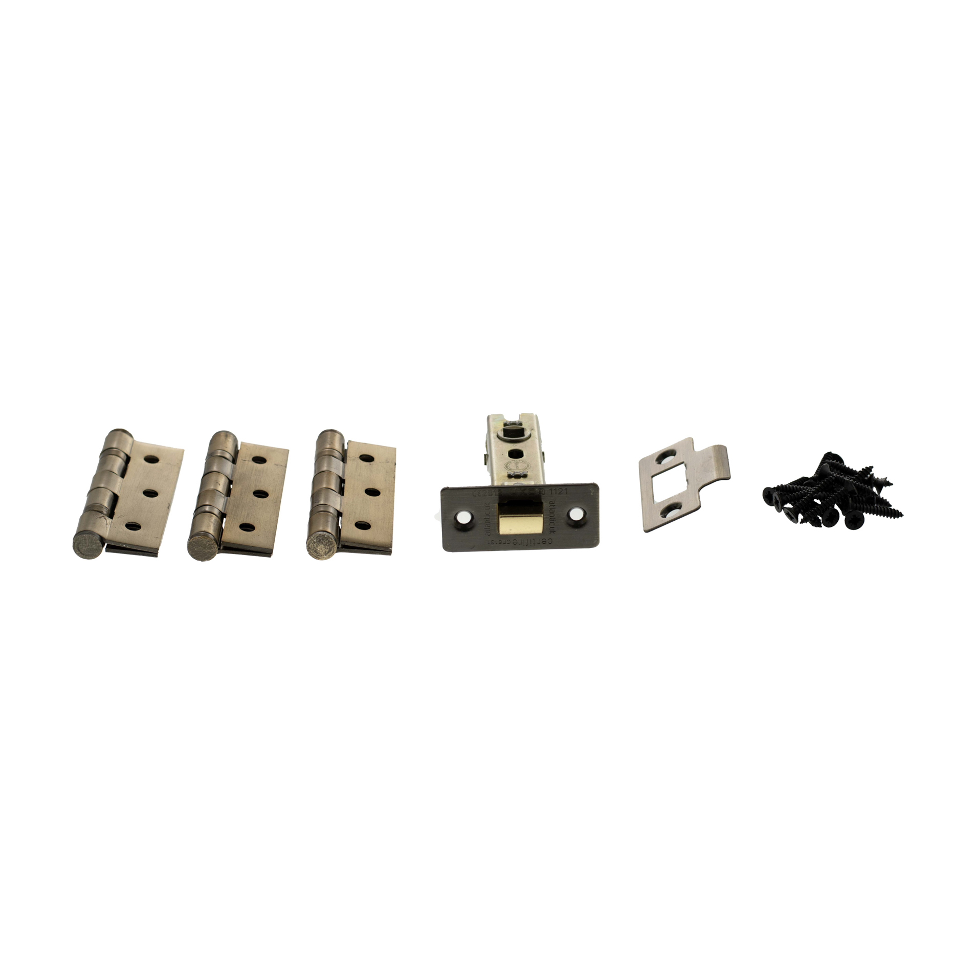 3" Latch + 3"x2" Hinges x3