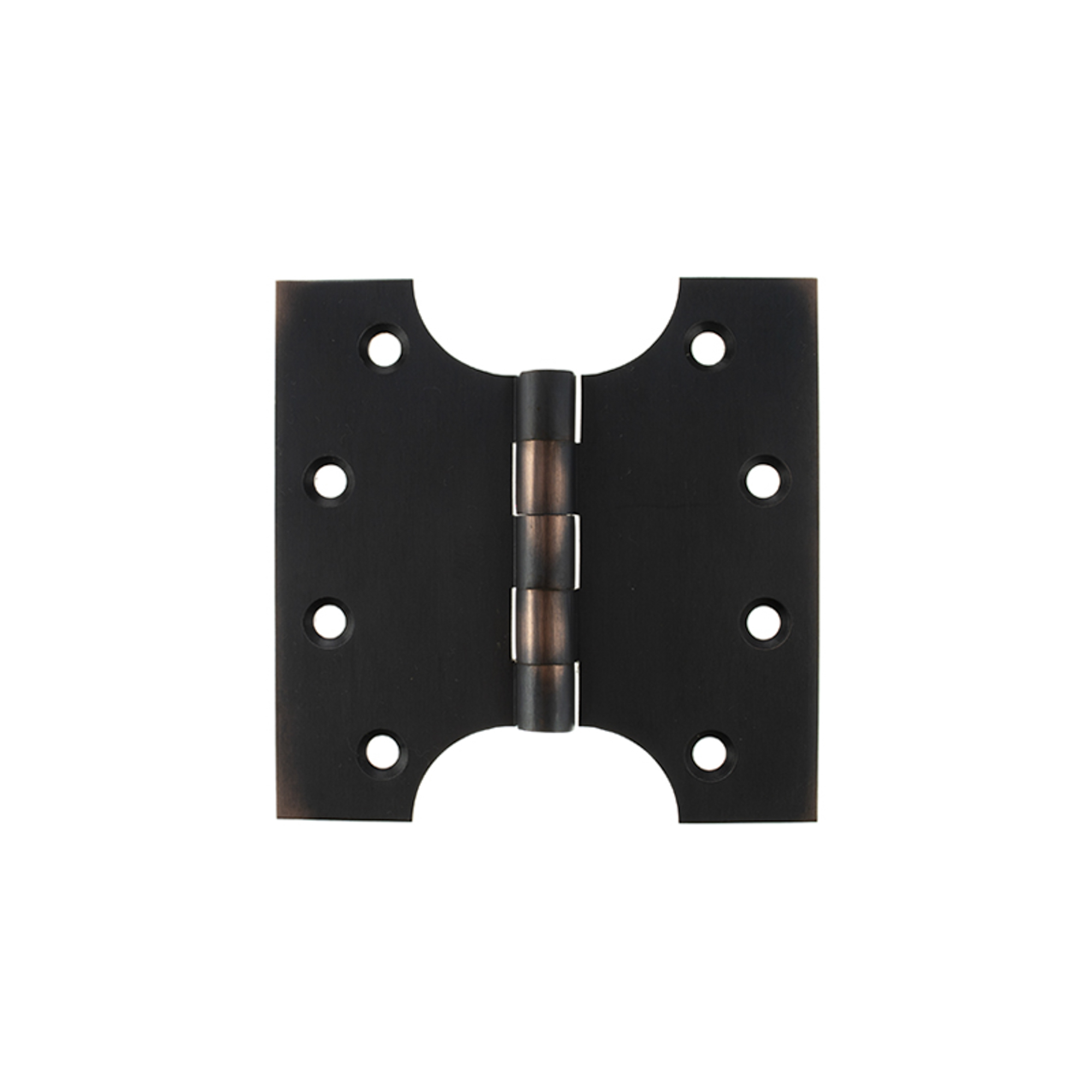 APH424AC Atlantic (Solid Brass) Parliament Hinges 4" x 2" x 4mm - Antique Copper