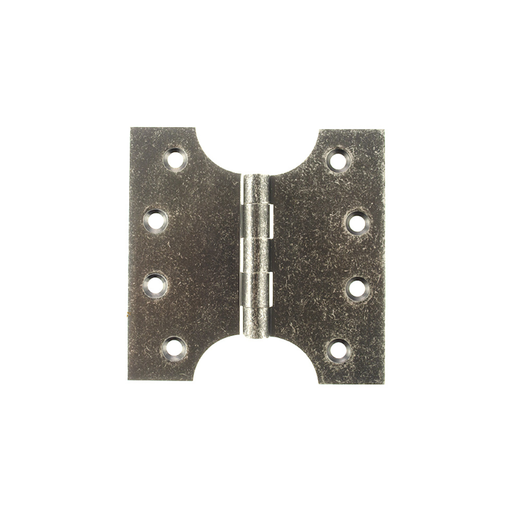 APH424DS Atlantic (Solid Brass) Parliament Hinges 4" x 2" x 4mm - Distressed Silver