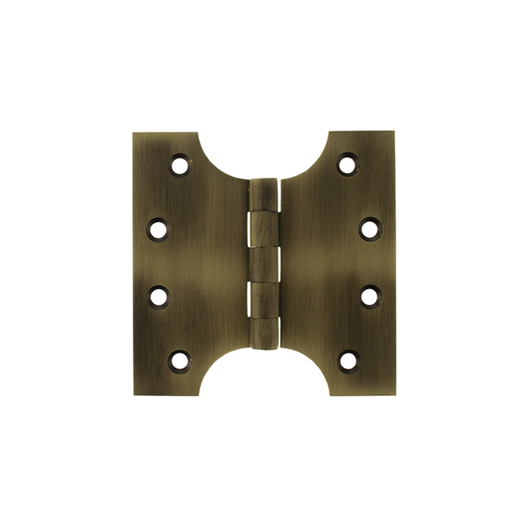 APH424MAB Atlantic (Solid Brass) Parliament Hinges 4" x 2" x 4mm - Matt Antique Brass