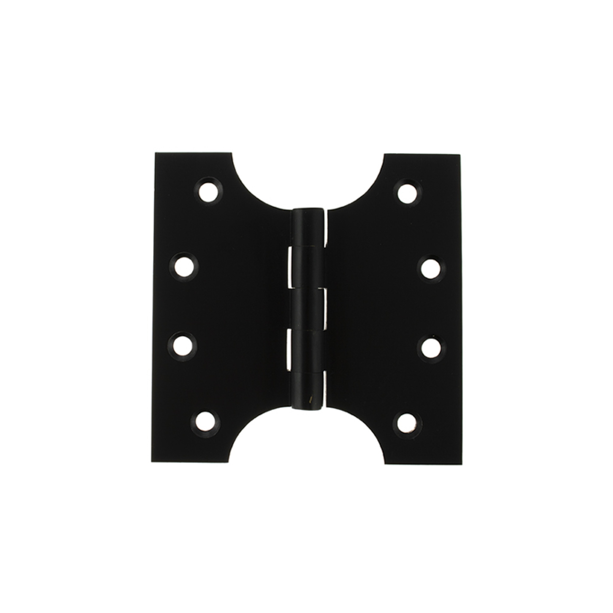 APH424MB Atlantic (Solid Brass) Parliament Hinges 4" x 2" x 4mm - Matt Black