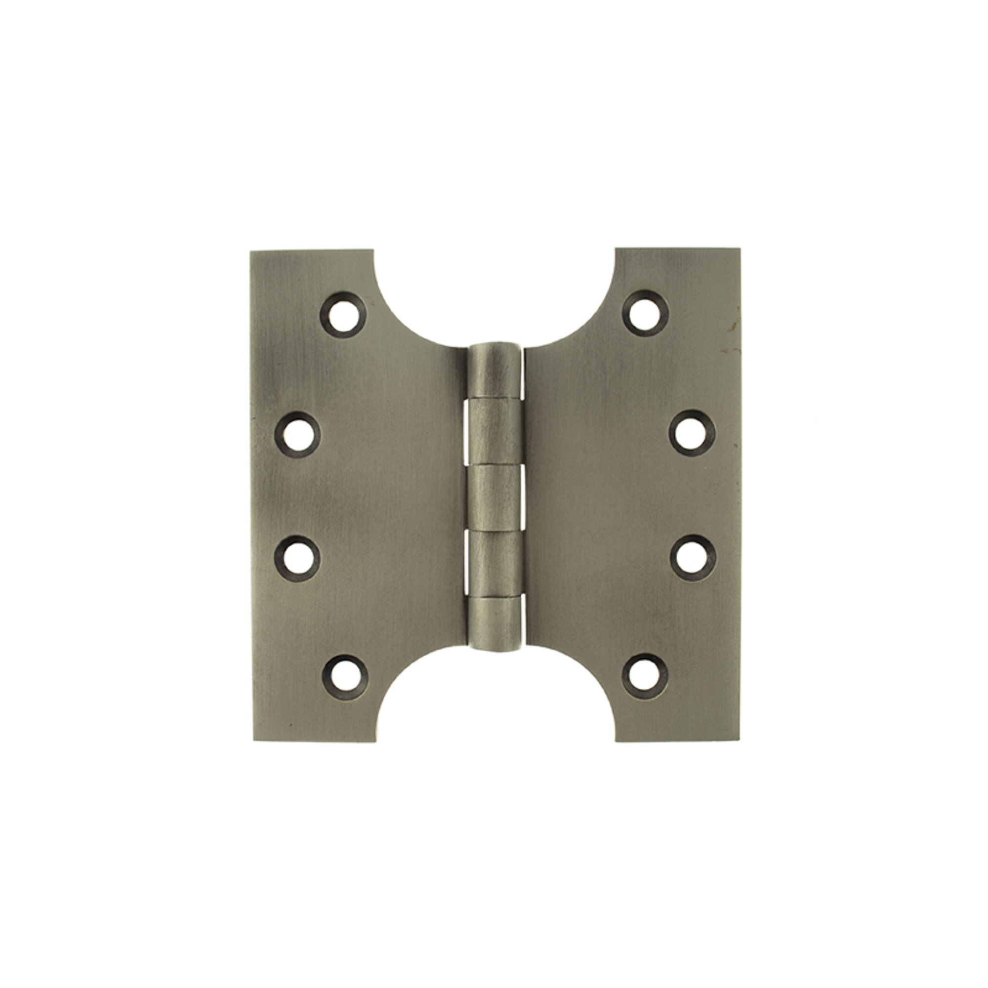 APH424MBN Atlantic (Solid Brass) Parliament Hinges 4" x 2" x 4mm - Matt Gun Metal
