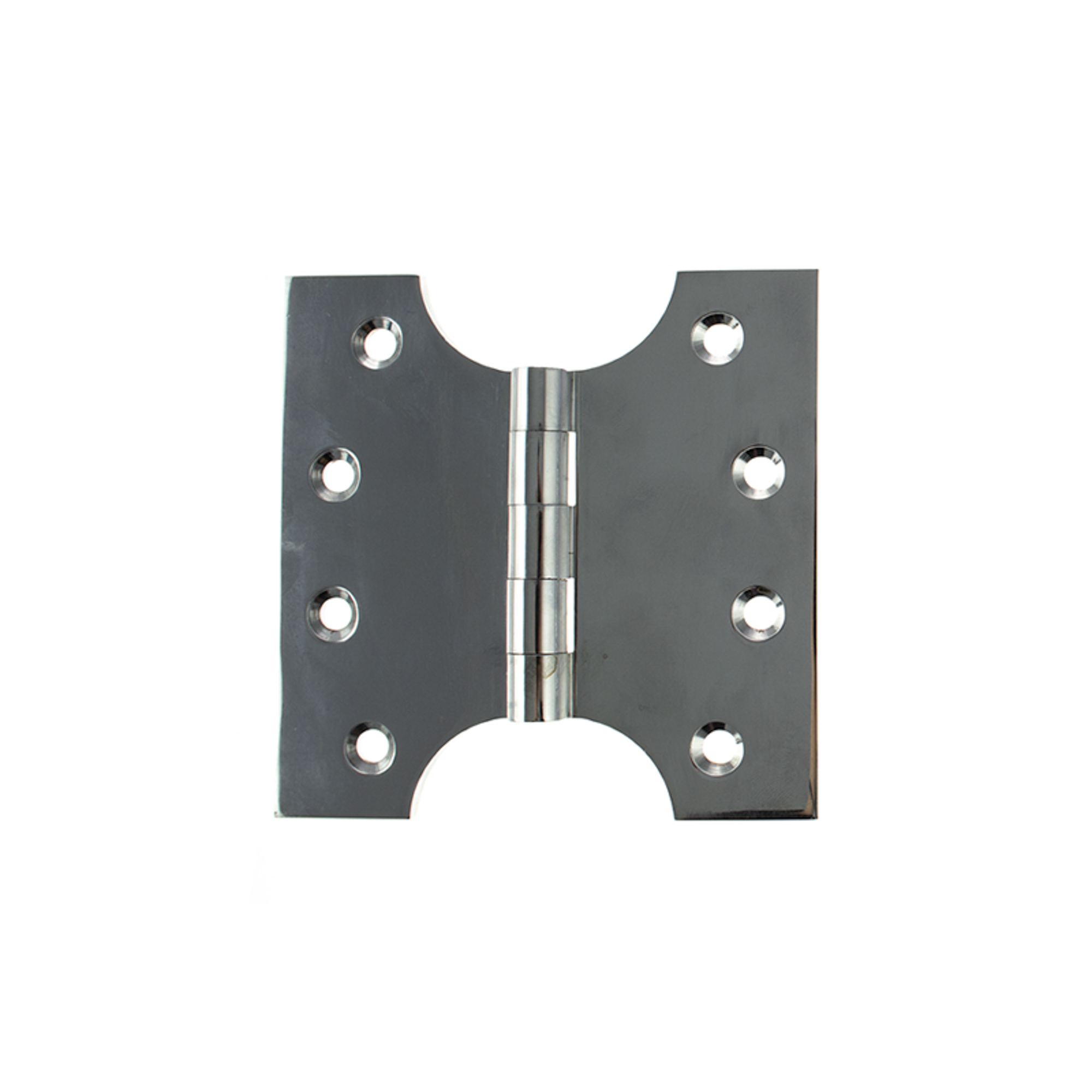 APH424PC Atlantic (Solid Brass) Parliament Hinges 4" x 2" x 4mm - Polished Chrome