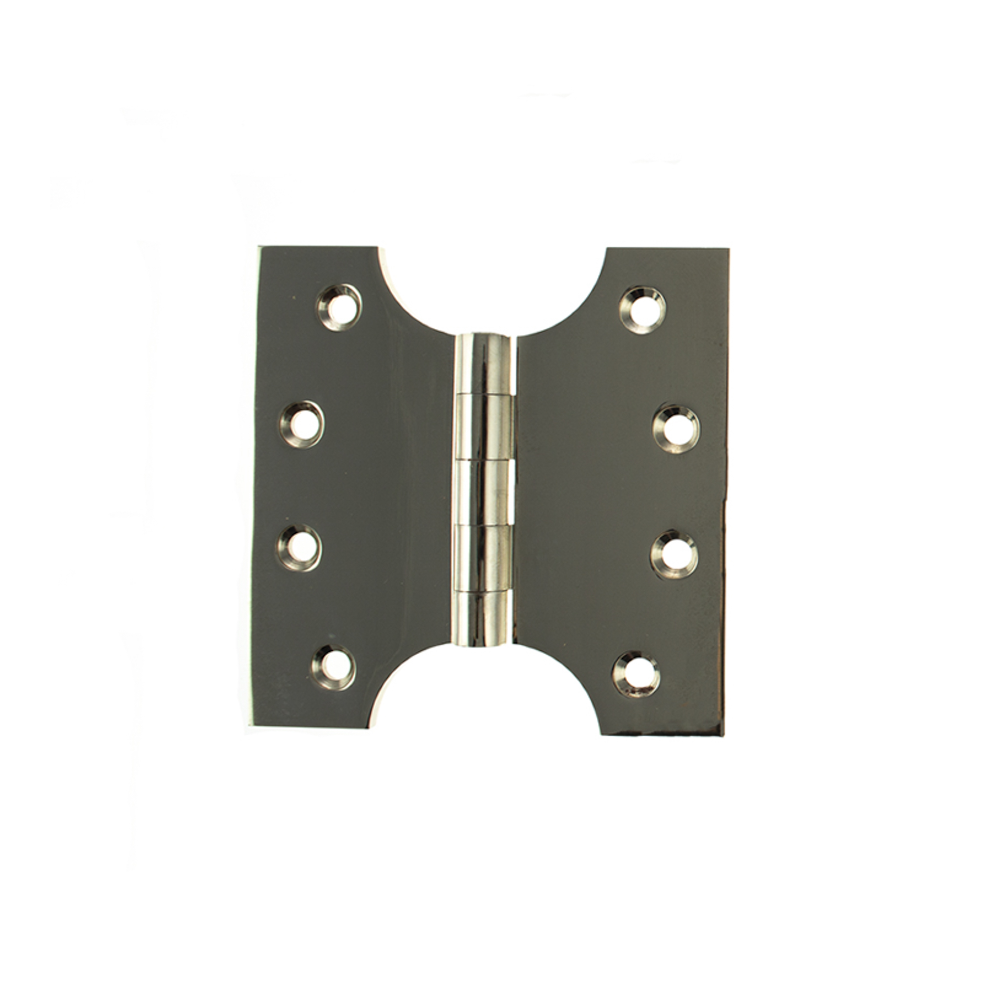 APH424PN Atlantic (Solid Brass) Parliament Hinges 4" x 2" x 4mm - Polished Nickel