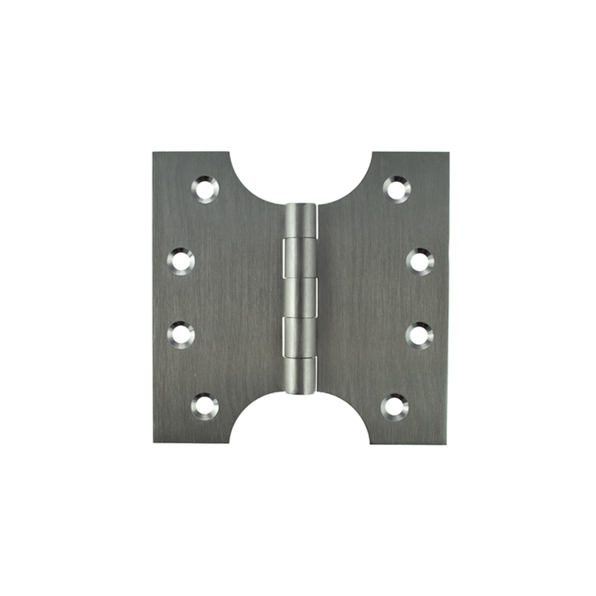 APH424SC Atlantic (Solid Brass) Parliament Hinges 4" x 2" x 4mm - Satin Chrome