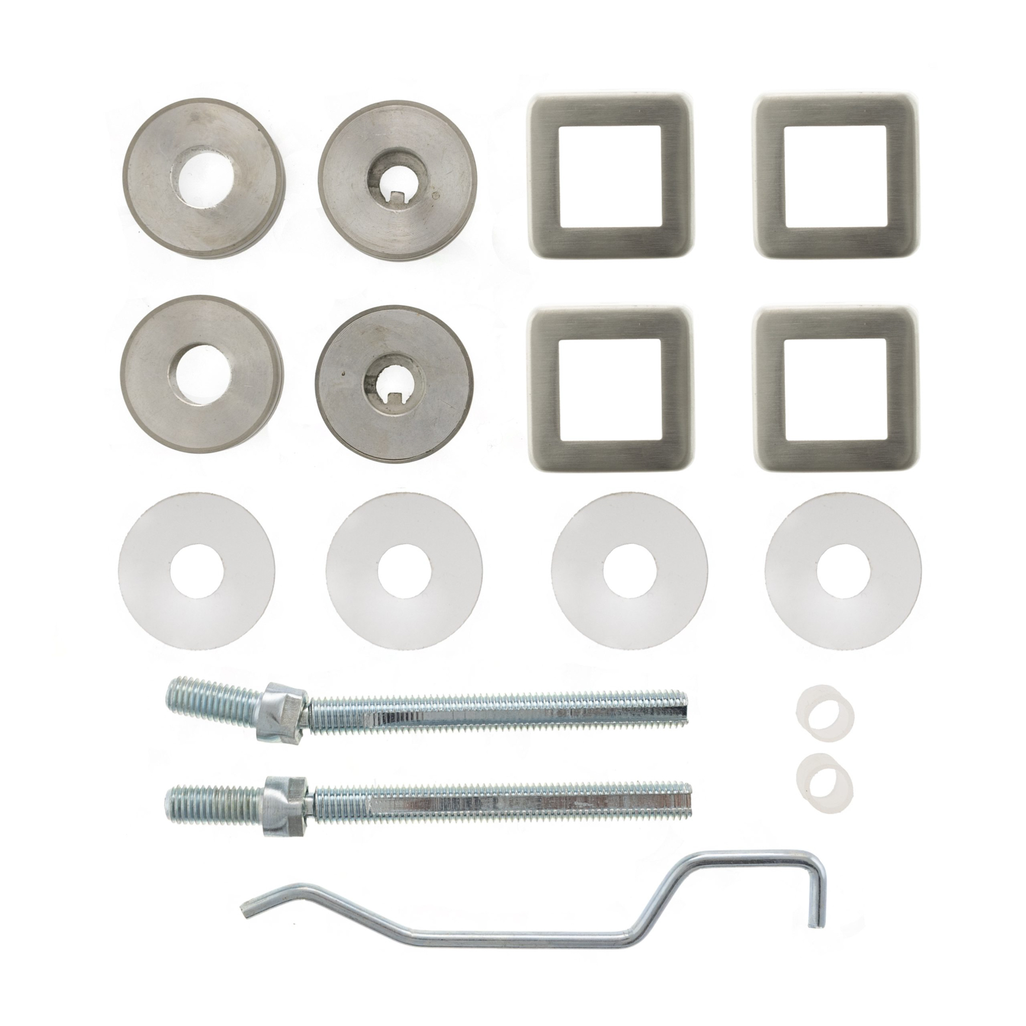 APHBBF19SQSSS Atlantic Mitred Pull Handle Back to Back Fixing Kit 19mm - Satin Stainless Steel