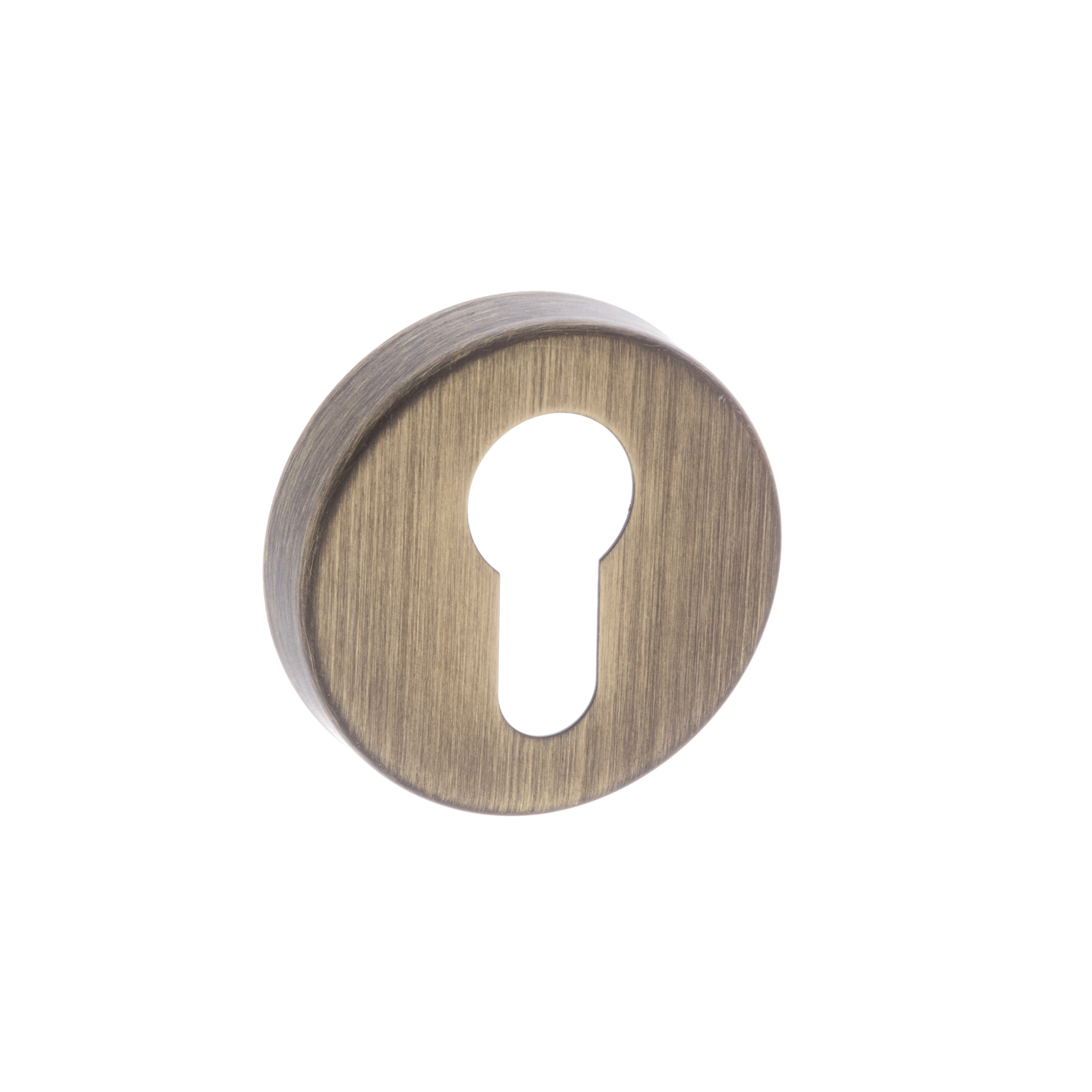FMREYB Forme Euro Escutcheons on Minimal Round Rose - Yester Bronze
