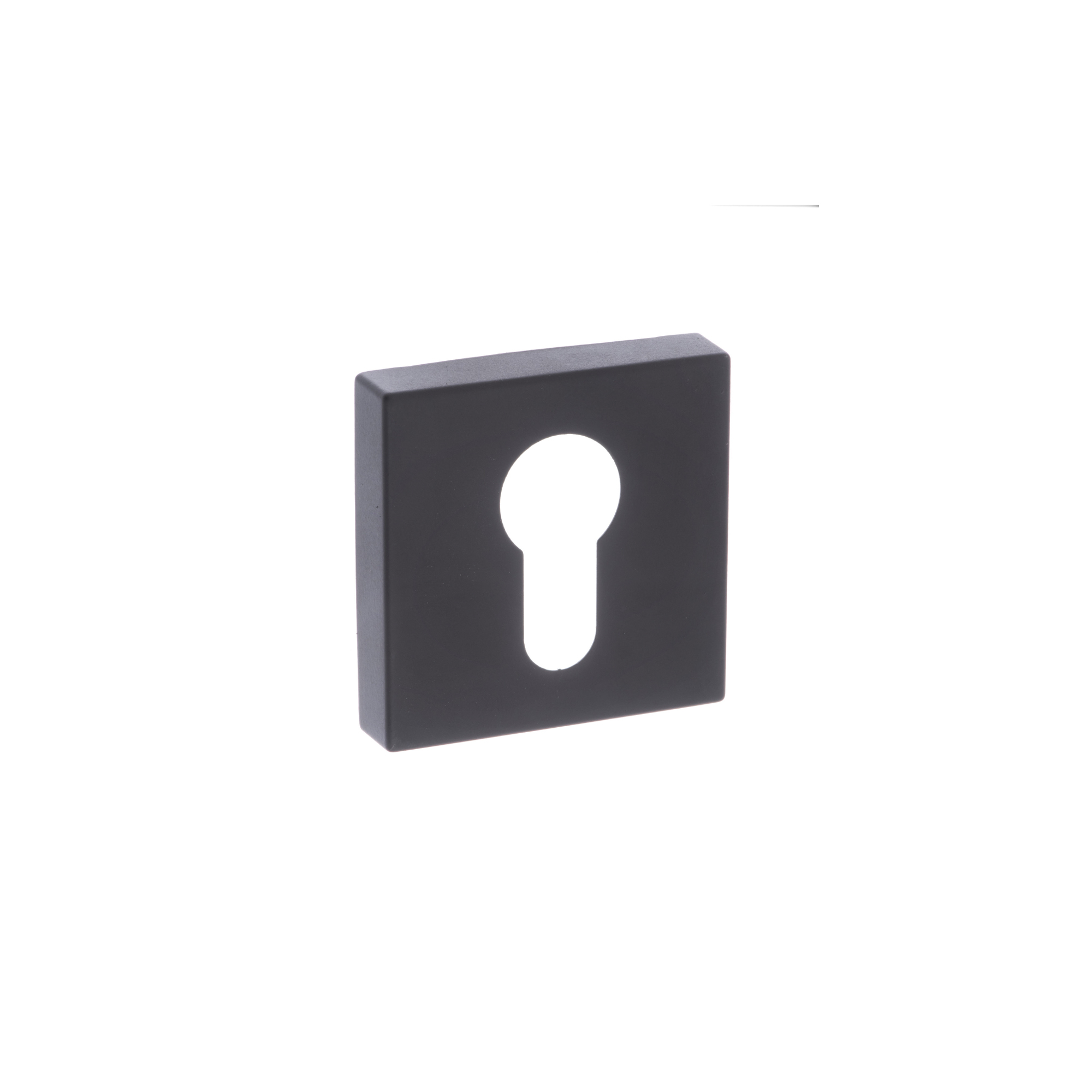 FMSEMB Forme Euro Escutcheons on Minimal Square Rose - Matt Black